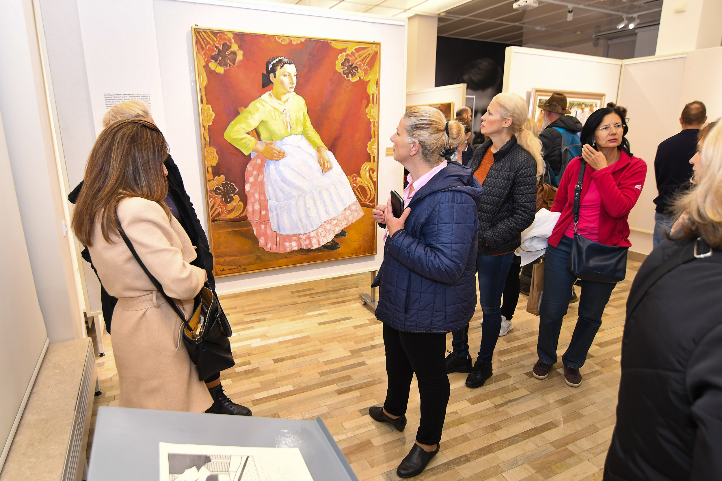 Novi Sad 24. septembar 2022 Otvaranje izlozbe slika  Sava Sumanovic i evropski realizmi izmedju dva svetska rata foto Nenad Mihajlo