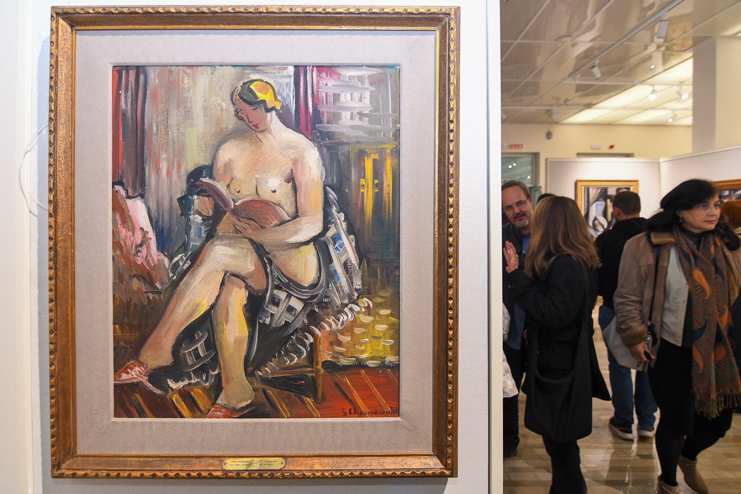 Novi Sad 24. septembar 2022 Otvaranje izlozbe slika  Sava Sumanovic i evropski realizmi izmedju dva svetska rata foto Nenad Mihajlo