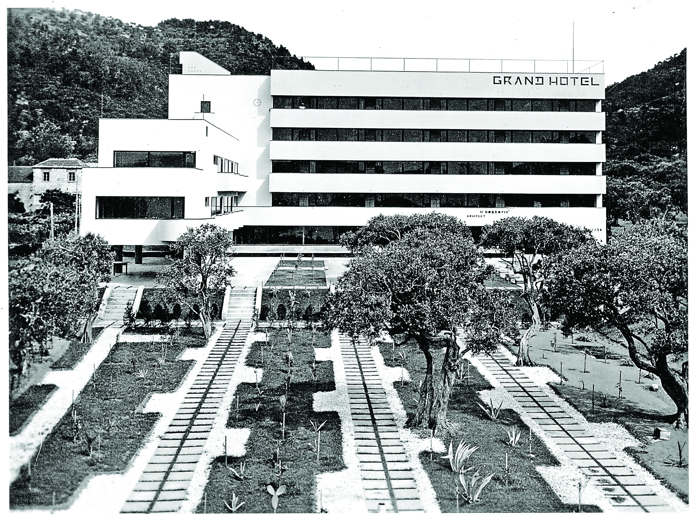 1.Dobrovićev Grand Hotel na Lopudu kod Dubrovnika 1934-36. Foto Press SANU