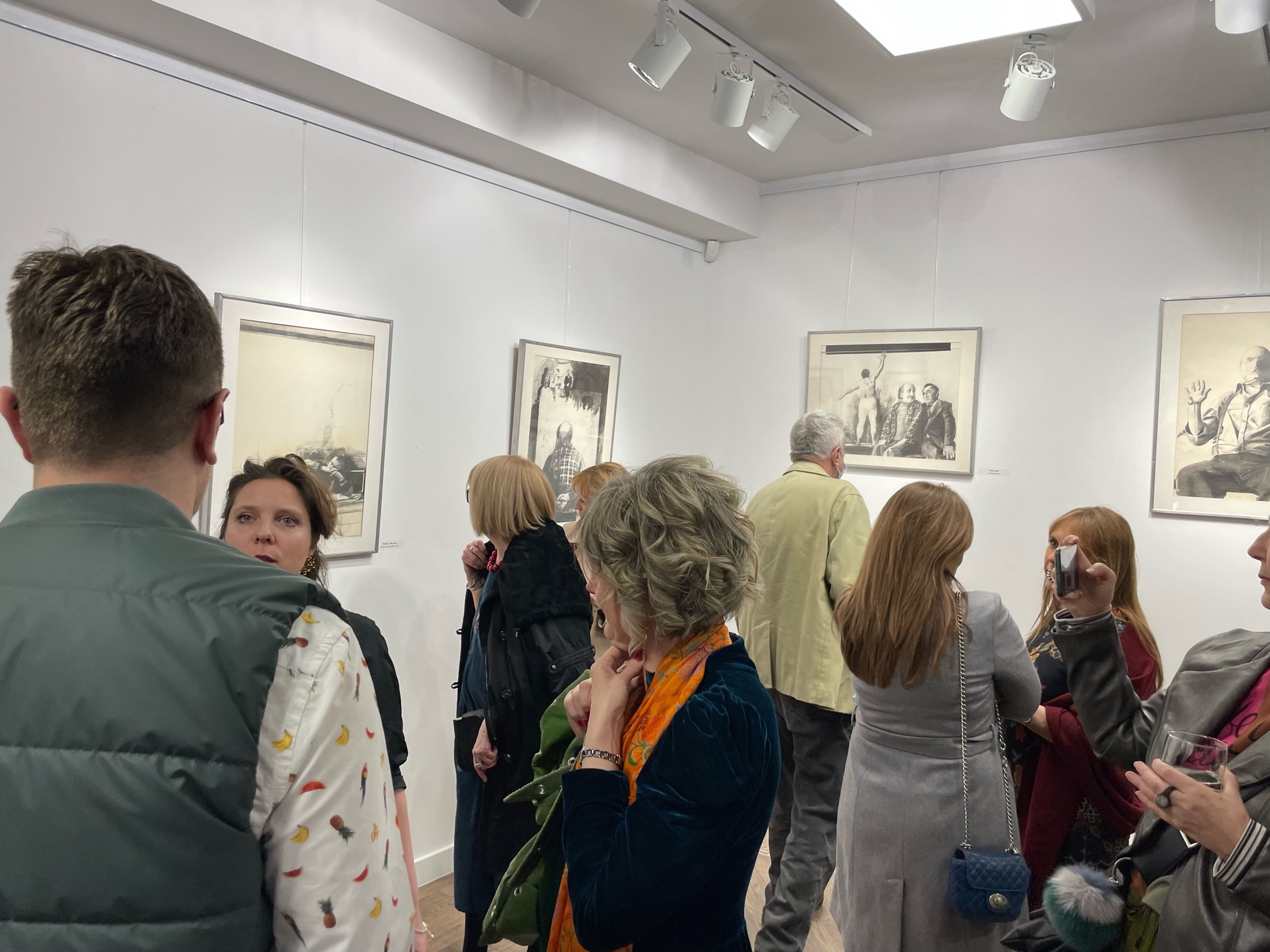 Izložba Crteži Miće Popovića, foto Anja Zelić