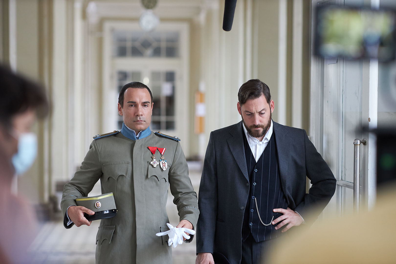 Srdjan Timarov i Petar Strugar Aleksandar od Jugoslavije, promo fotografije sa snimanja serije, serija, Aleksandar, Jugoslavija, Foto: Promo/Goran Djukanovic