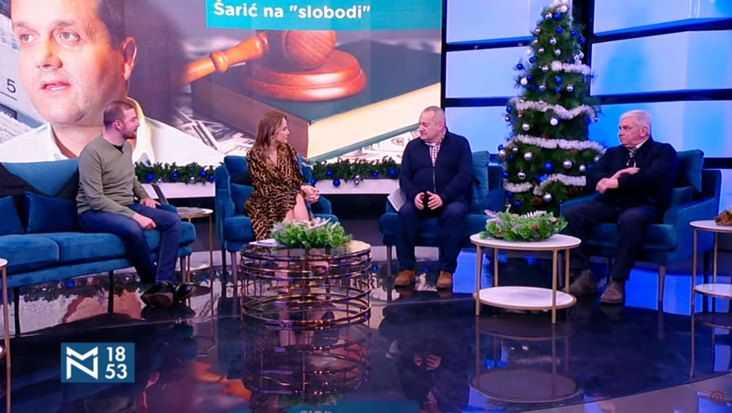 Stevan Dojčinović, Srđan Milivojević i Omer Hadžiomerović, emisija Među nama, Medju nama Foto: Nova S