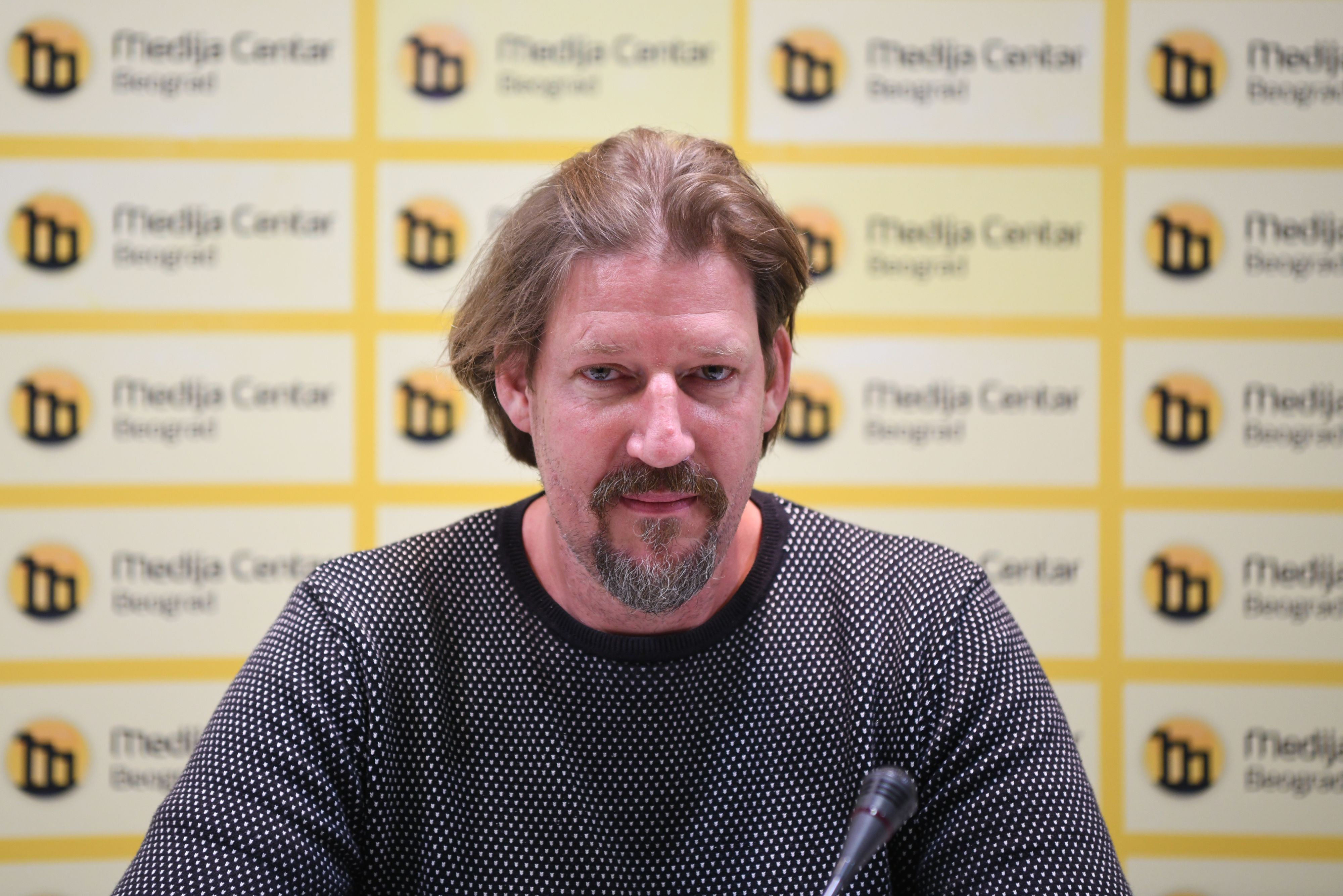 Konferencija za medije kopredsednika Evropske zelene partije i člana Evropskog parlamenta Tomasa Vajca