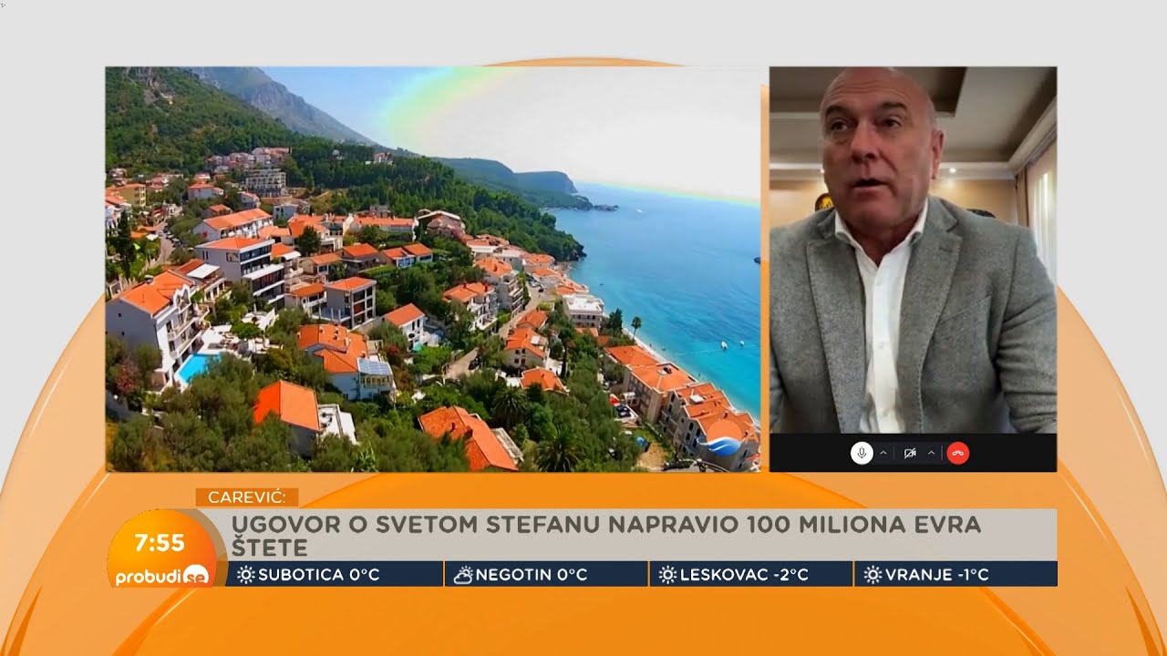 Gradonačelnik Budve o Svetom Stefanu_ Ugovor napravio štetu od 100 miliona evra