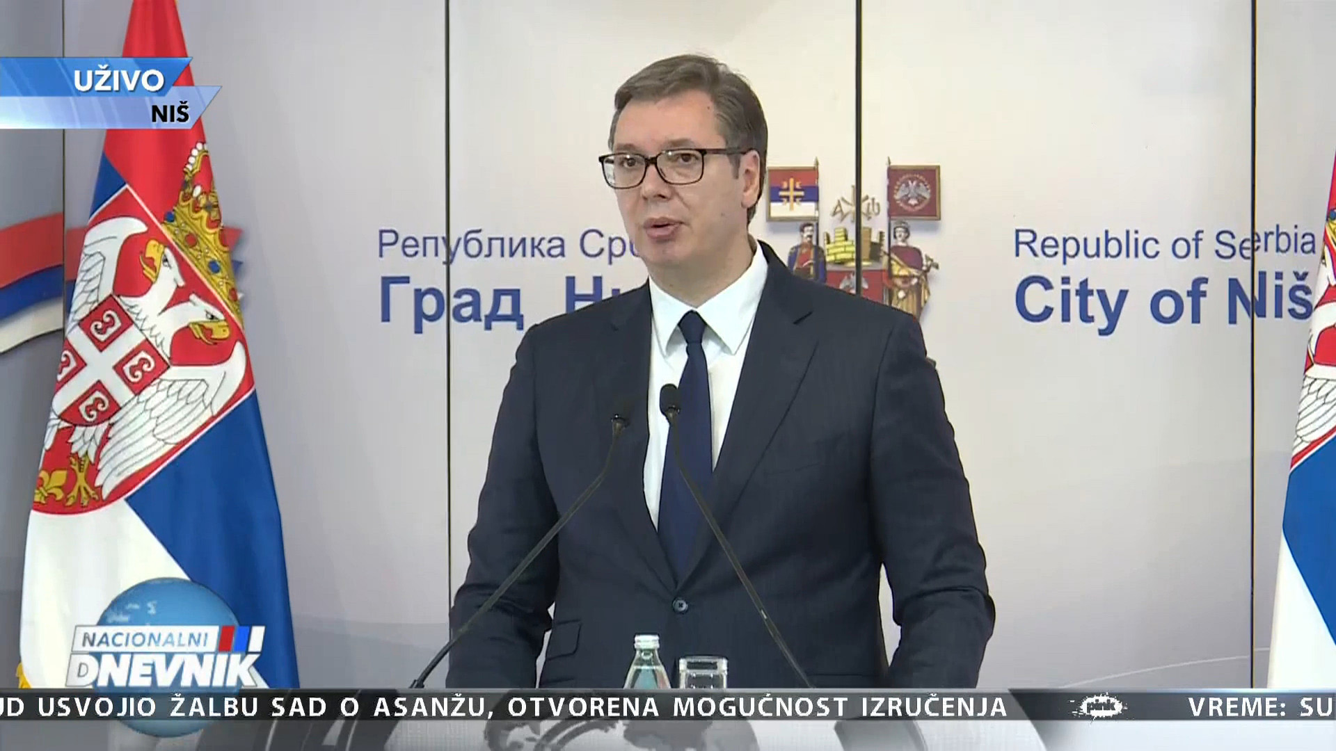 Aleksandar Vučić, Niš Foto: Printscreen/Tv Pink