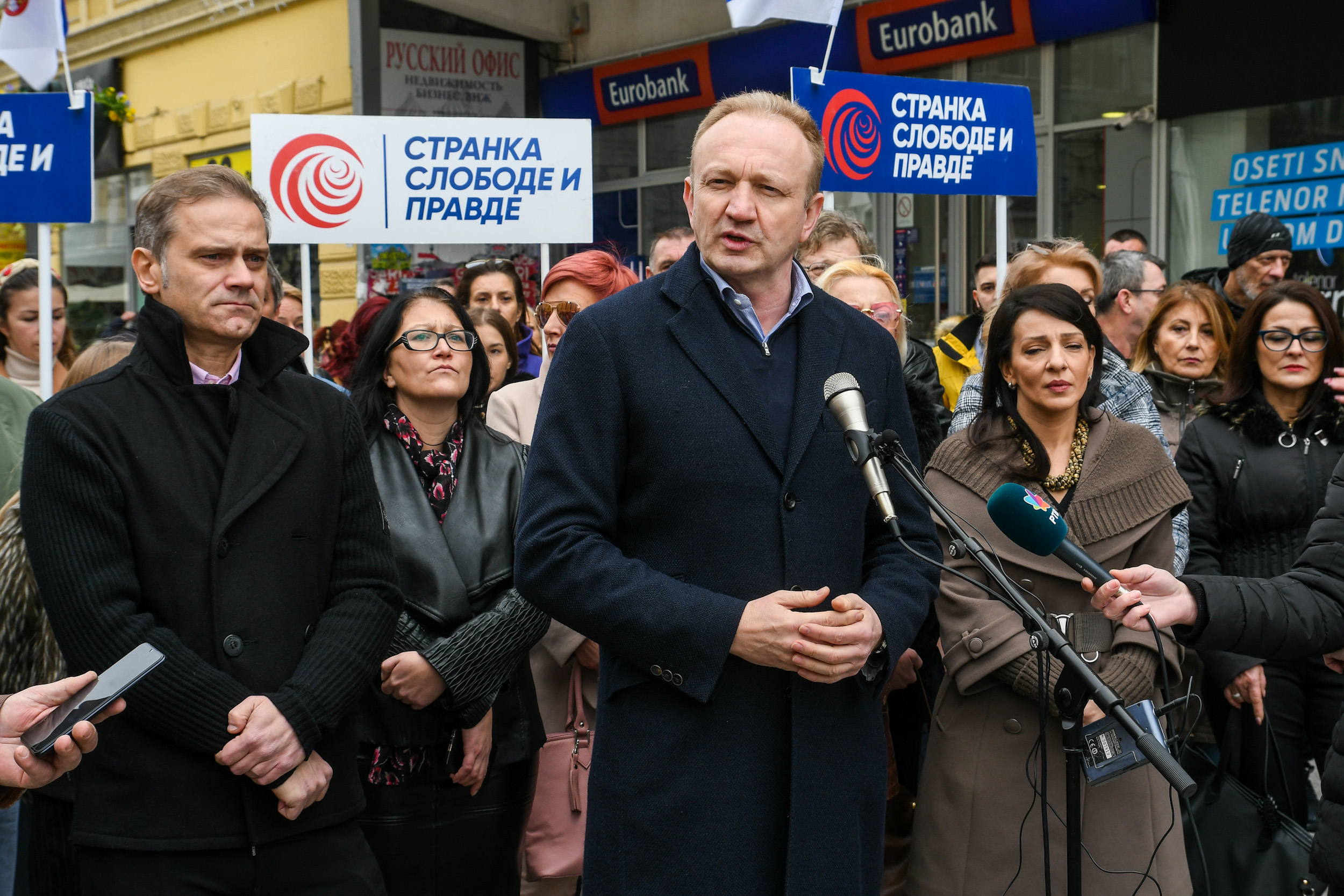 Novi Sad 20. novembar 2021. Konferencija za novinare Stranka slobode i prevde SSP u Novom Sadu Foto:Nenad Mihajlović/Nova.rs