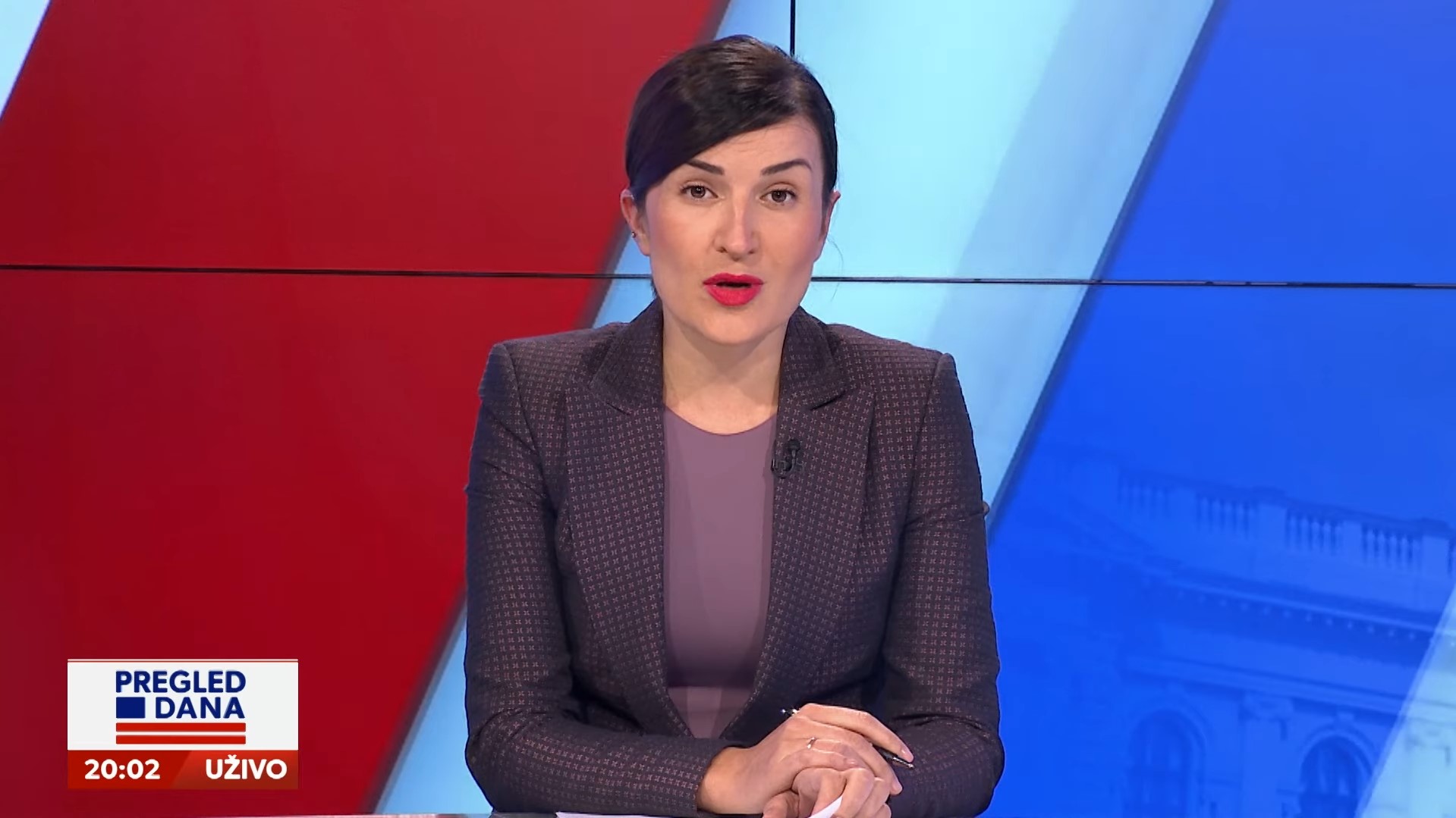 Jelena Obućina, emisija Pregled dana Foto: Newsmax Adria