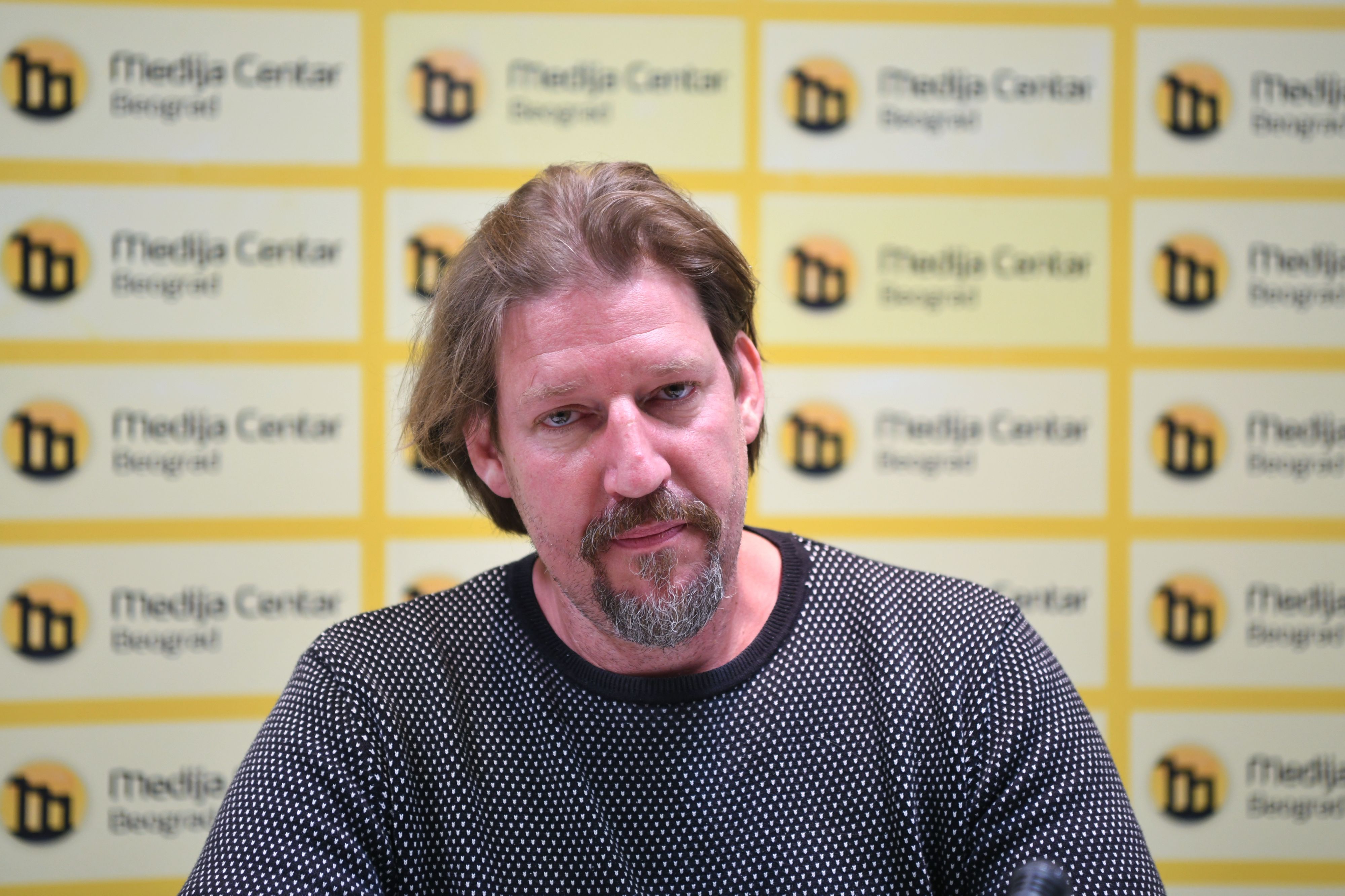 Konferencija za medije kopredsednika Evropske zelene partije i člana Evropskog parlamenta Tomasa Vajca