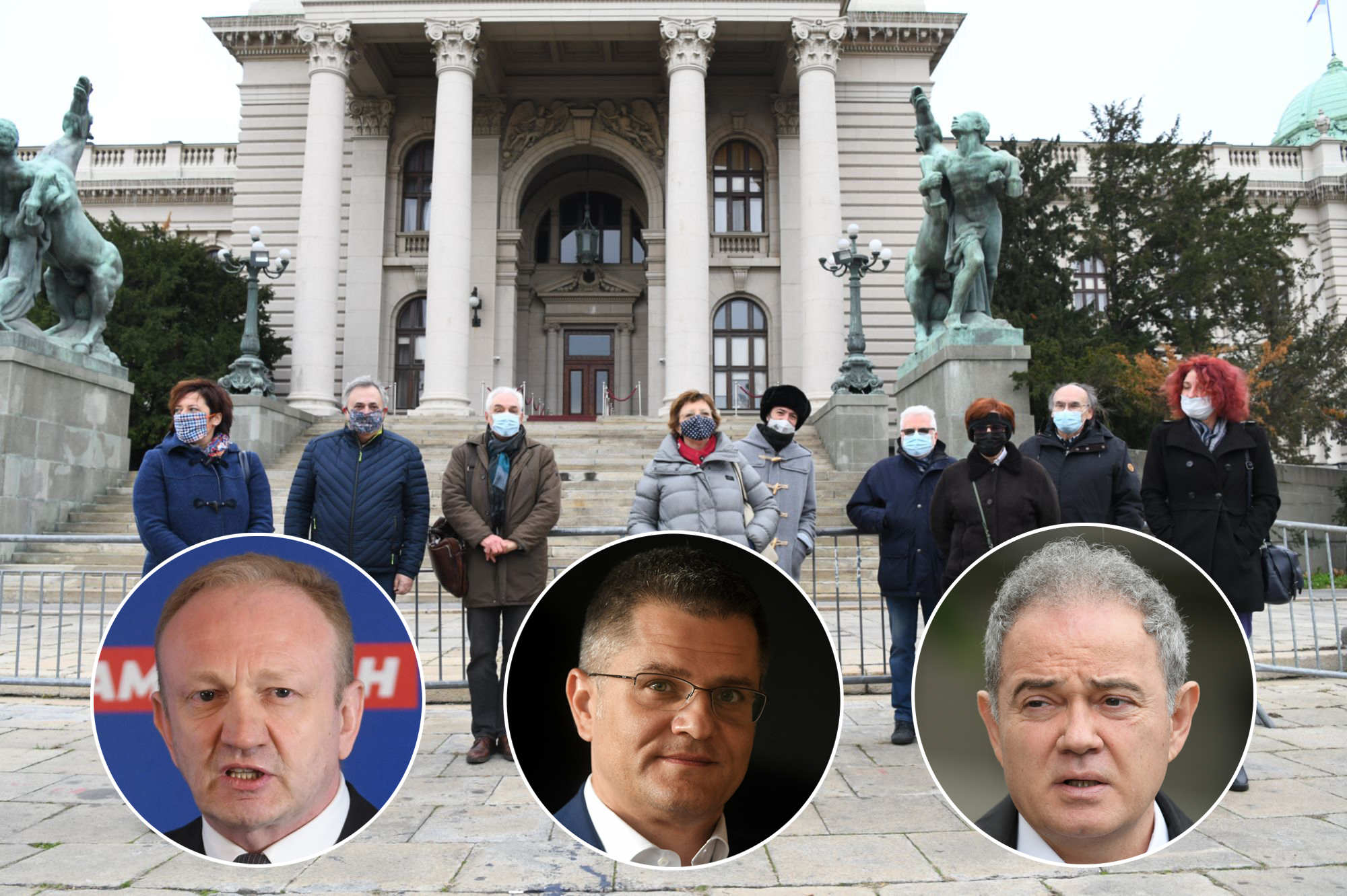 Skupština slobodne Srbije, Dragan Đilas, Dragan Djilas, Vuk Jeremić, Zoran Lutovac, kombo Foto: Goran Srdanov/Filip Krainčanić/Dragan Mujan/Nova.rs