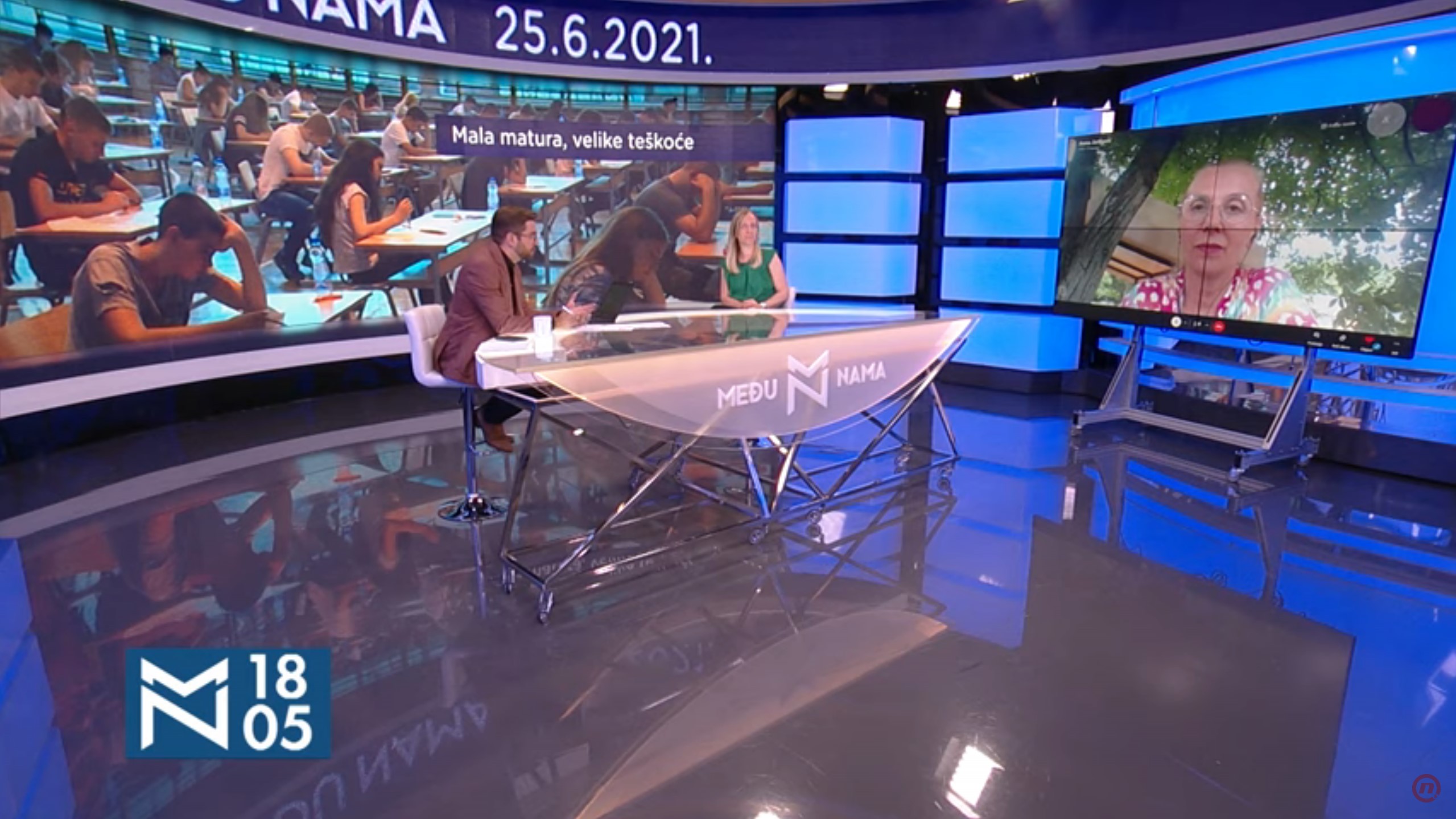 Gordana Plemić, Jasna Janković, mala matura, emisija Među nama, Medju nama Foto: Nova S