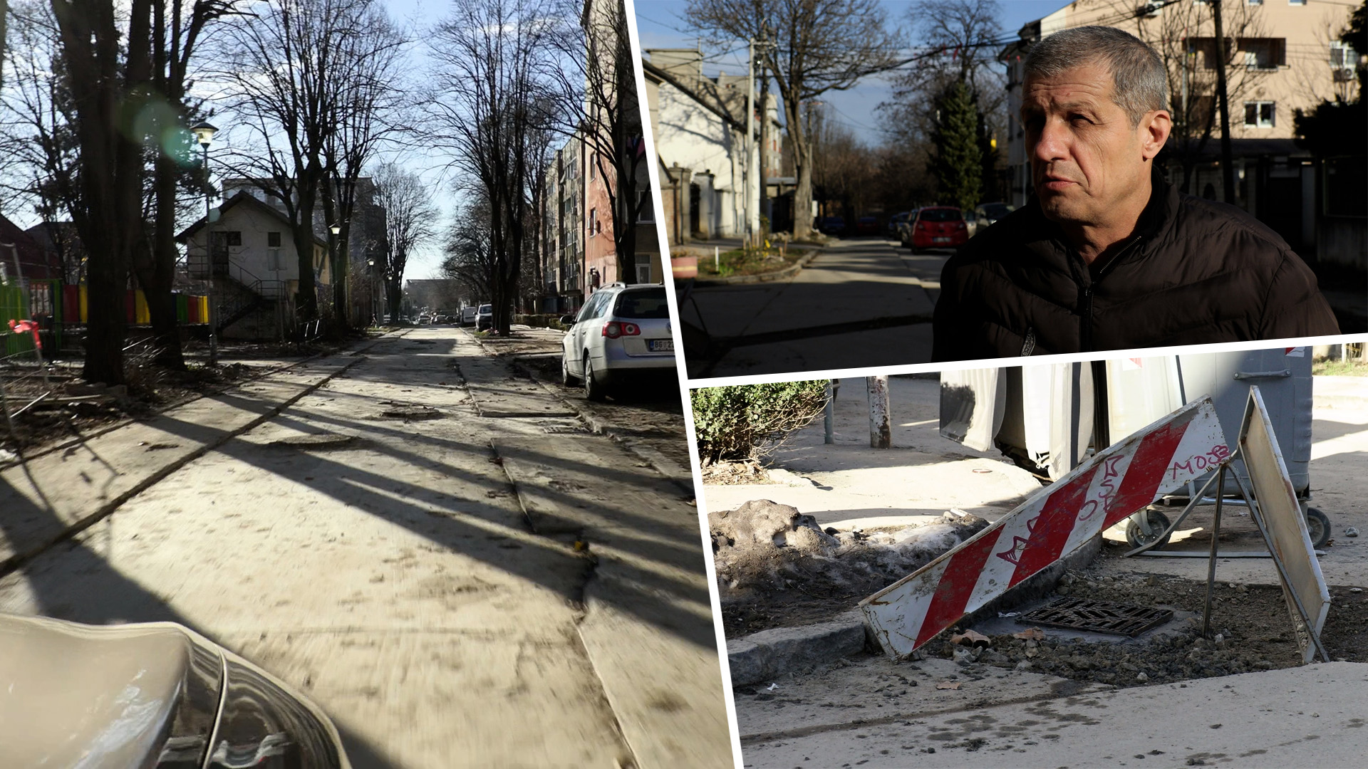 Alaska ulica u Zemunu 5 meseci bez asfalta_DZ