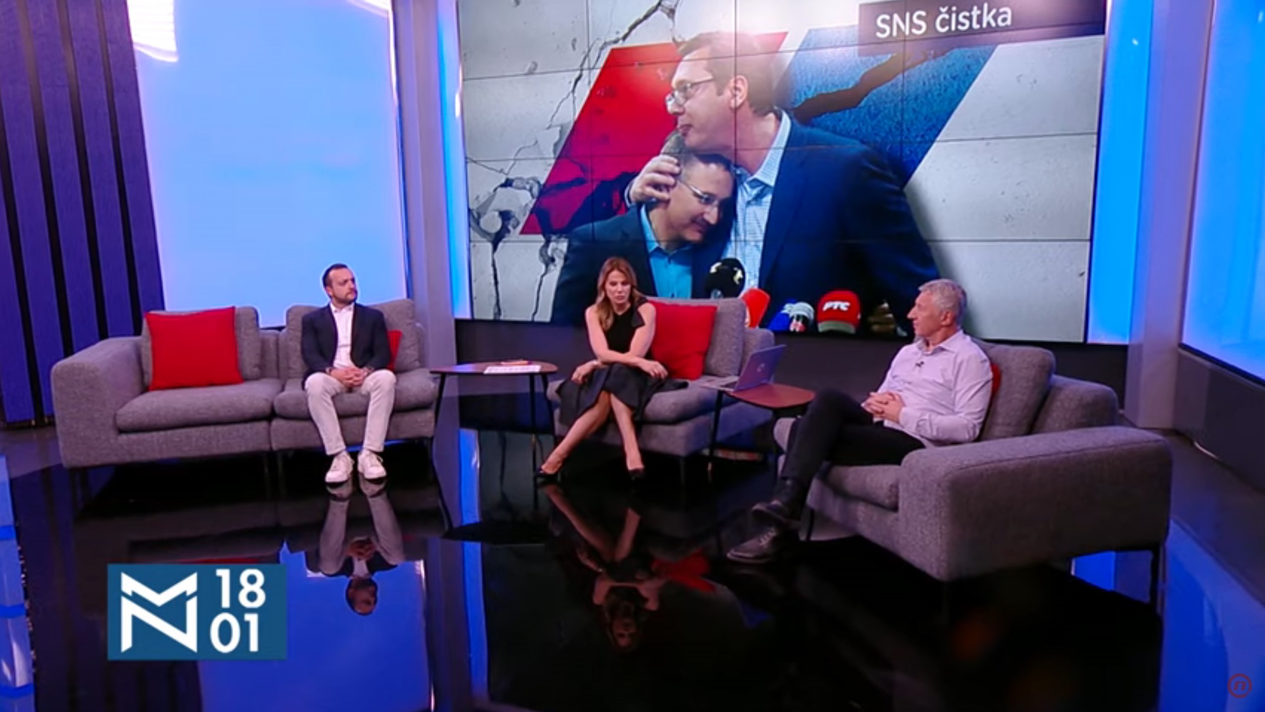 Boban Stojanović, Ranko Pivljanin, emisija Među nama, Medju nama Foto: Nova S