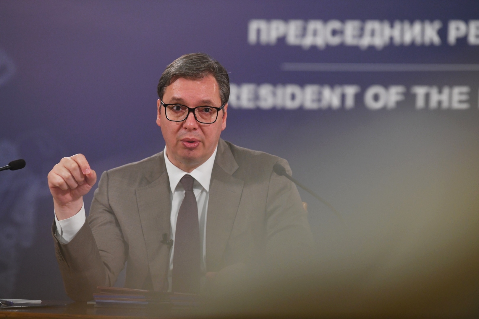 Beograd, 16.06.2021. Andrićev venac, Zgrada generalnog sekretarijata predsednika republike,  Aleksandar Vučić, obraćanje javnosti, konferencija za medije, konferencija za štampu, konferencija za novinare Foto: Nemanja Jovanović/Nova.rs