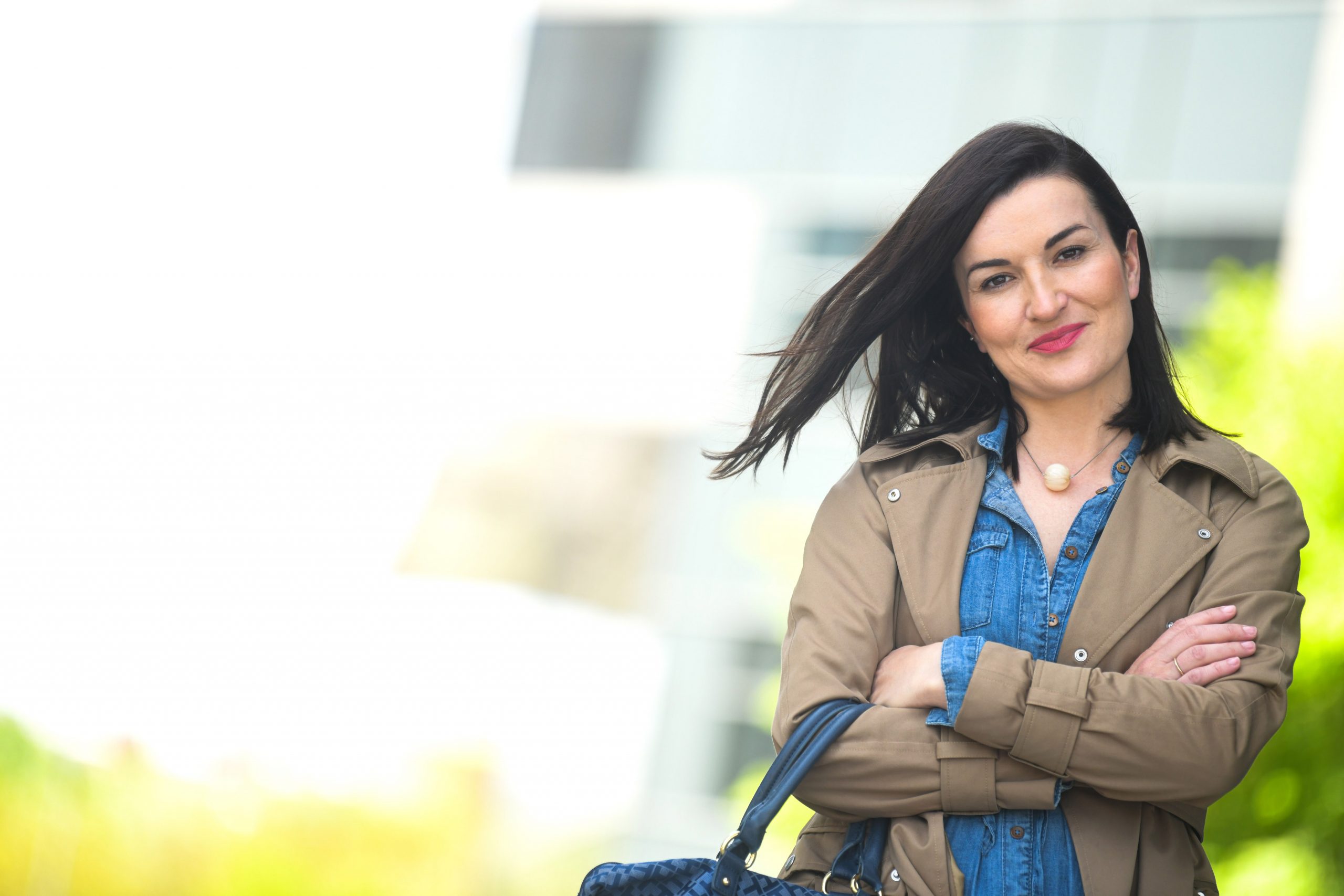 Beograd 29.04.2021. Jelena Obućina, novinarka i voditeljka, emisija Pregled dana, Newsmax Adria
Foto: Nemanja Jovanović/Nova.rs