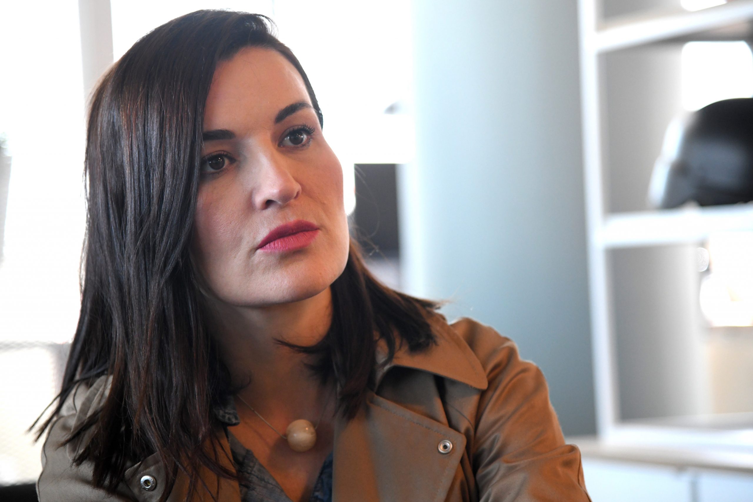 Beograd 29.04.2021. Jelena Obućina, novinarka i voditeljka, emisija Pregled dana, Newsmax Adria
Foto: Nemanja Jovanović/Nova.rs