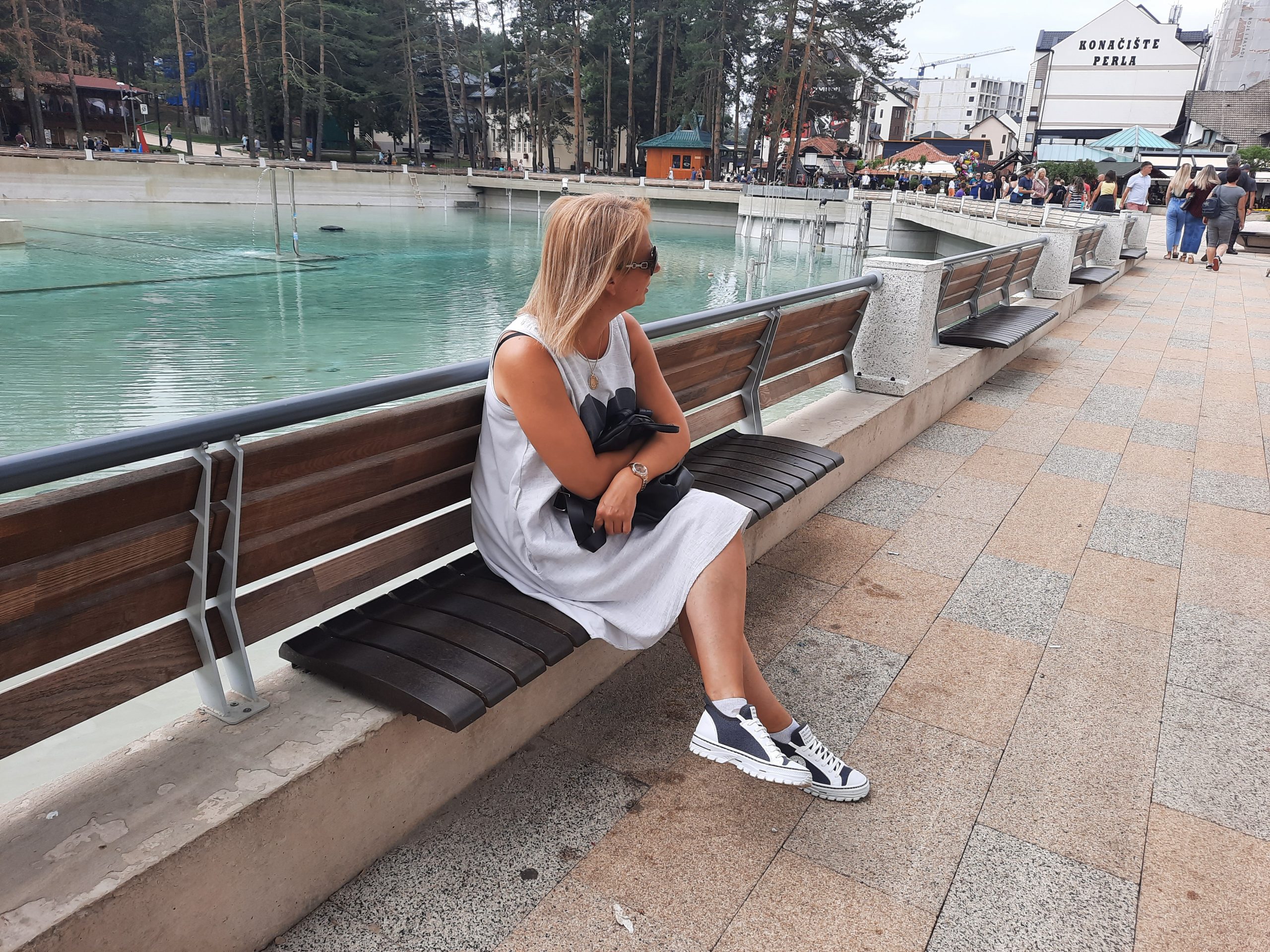 Zlatibor 27. jul 2021. Klupa na Zlatiboru, tajna Zlatiborske klupe Foto:Slavica Panić/Nova.rs