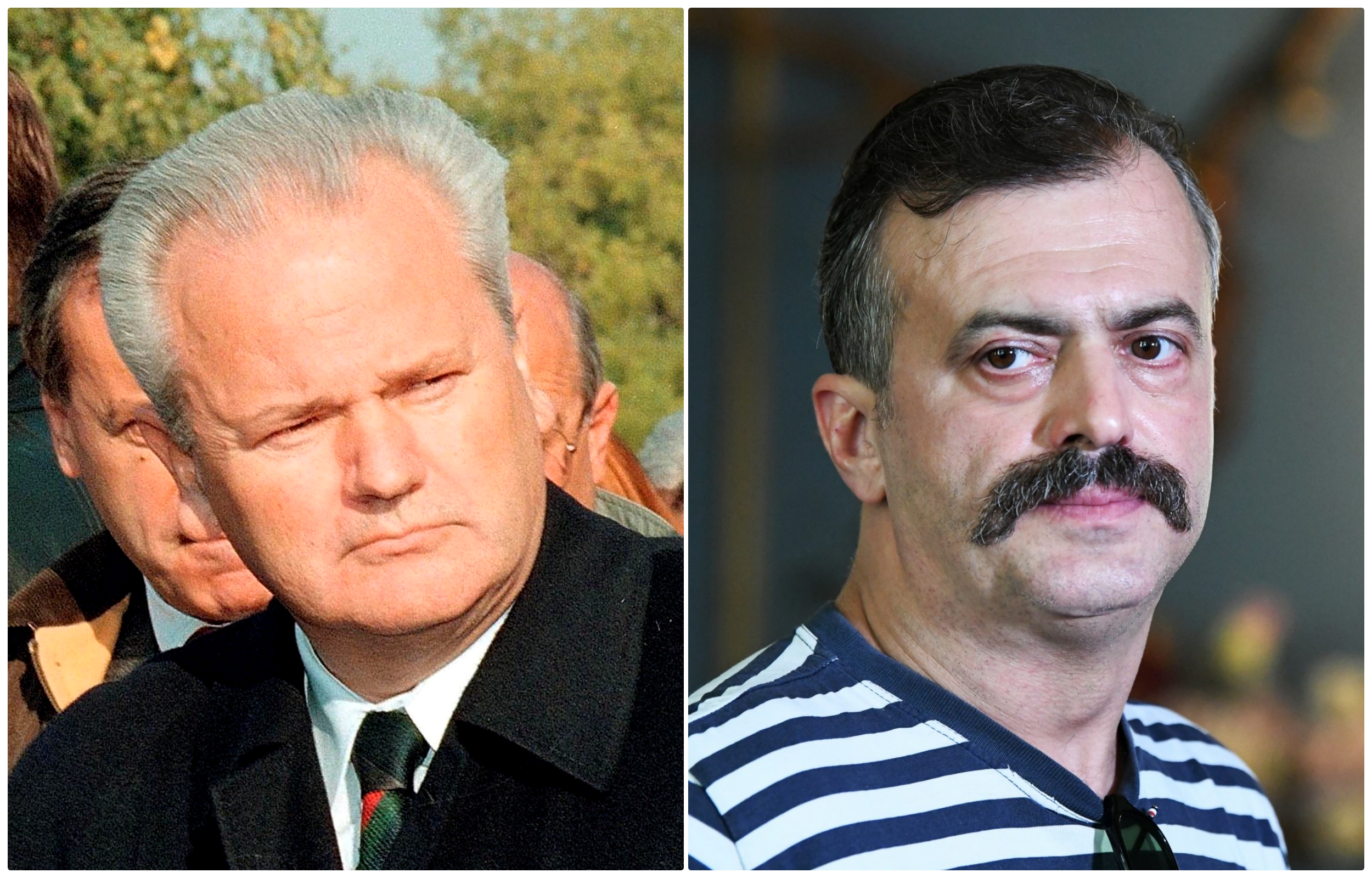 collage slobodan milosevic i sergej trifunovic