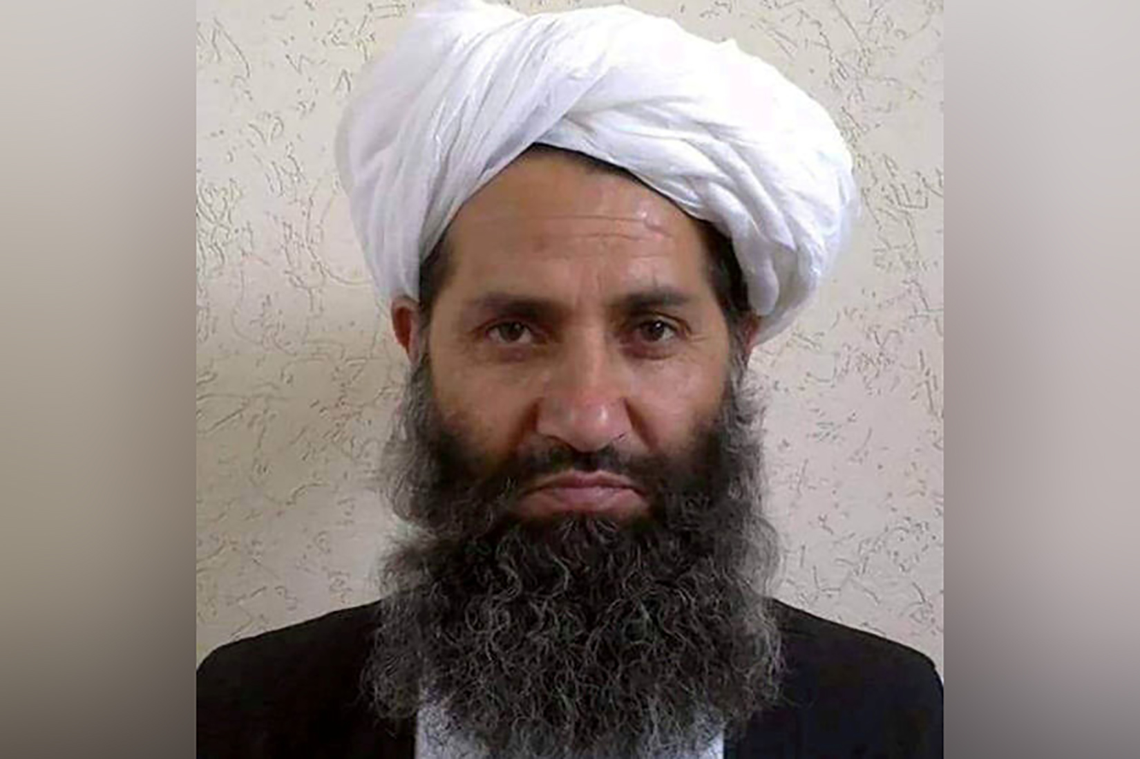 FILE PHOTO: Taliban new leader Mullah Haibatullah Akhundzada is seen in an undated photograph, posted on a Taliban twitter feed and identified separately by several Taliban officials, who declined be named.