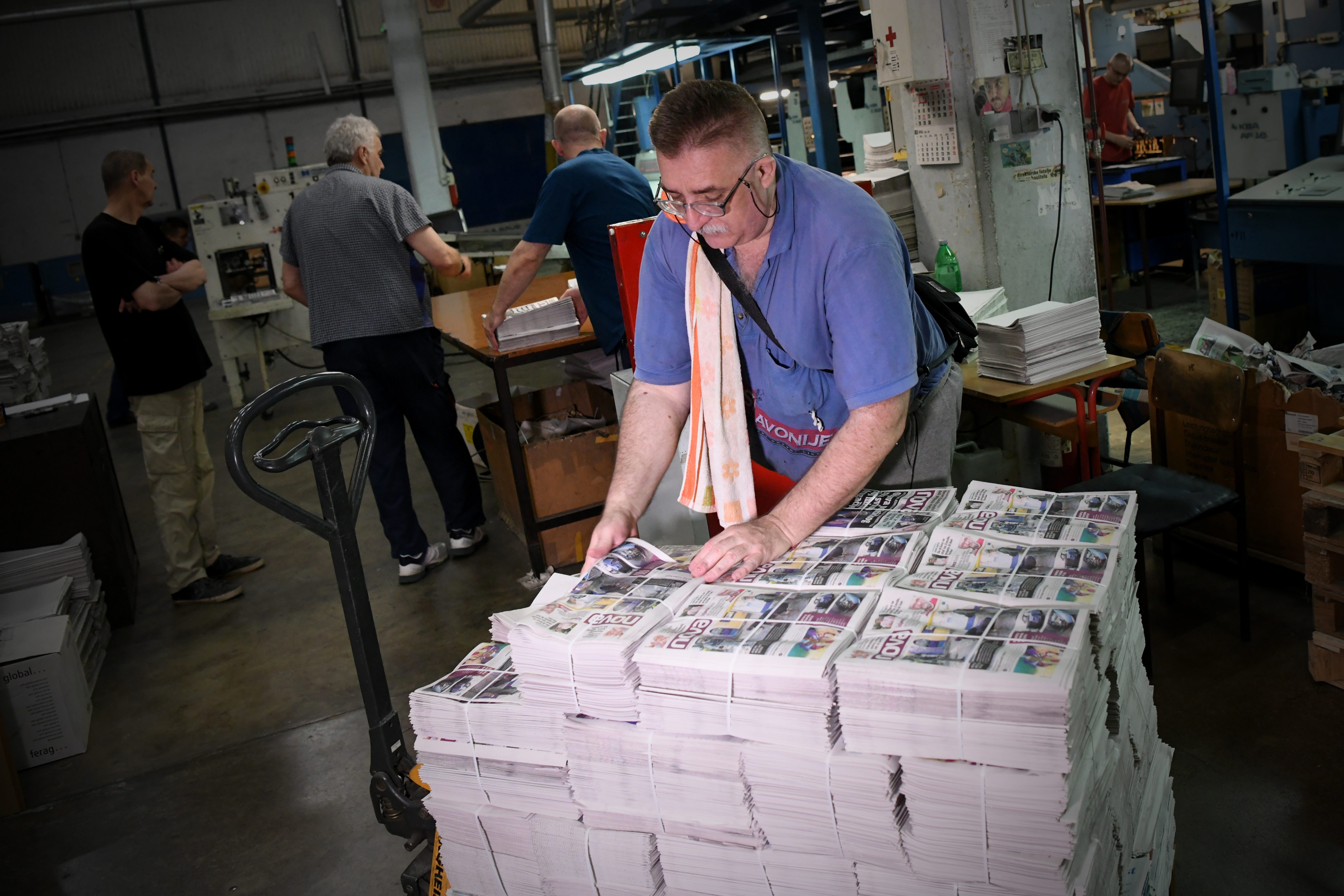 Osjek 31.05.2021. Stamparija Glas Slavonije, Stampa Novine Nova, Foto: Vladislav Mitić/Nova.rs