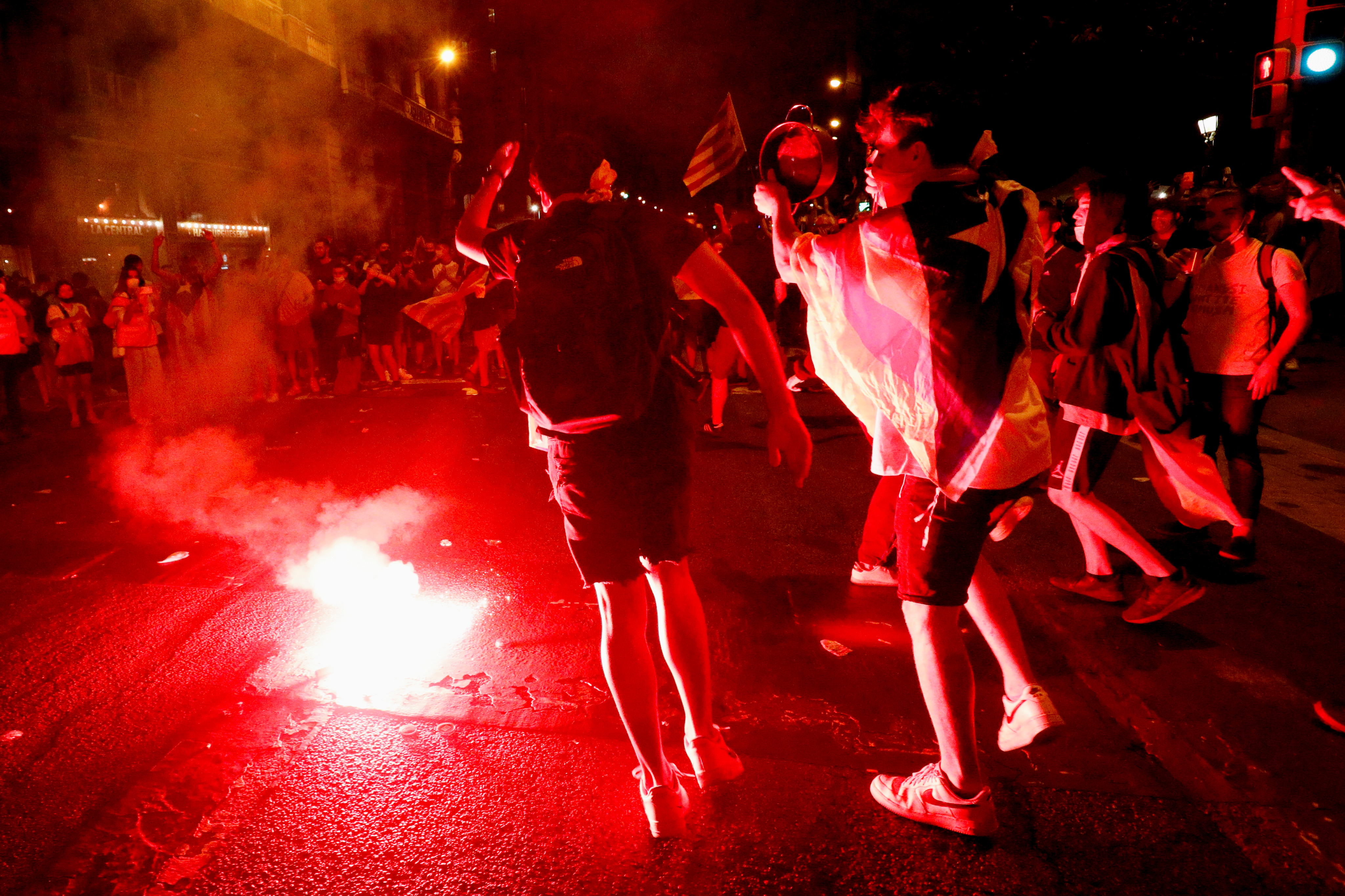 Catalonia's national day 'La Diada' in Barcelona