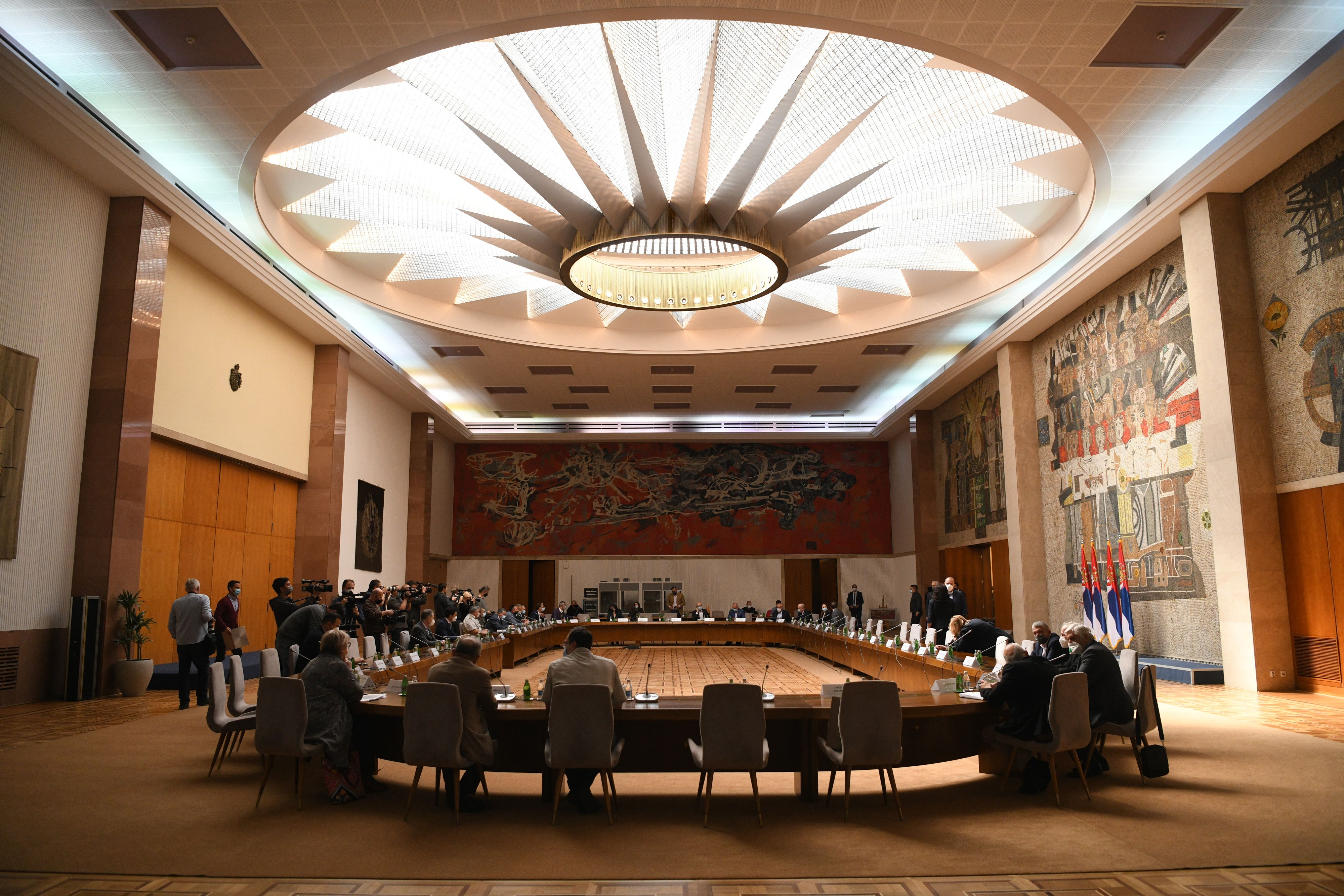 Beograd 06.05.2021. Sednica krizni stab, palata Srbija, foto Filip Kraincanic/Nova.rs