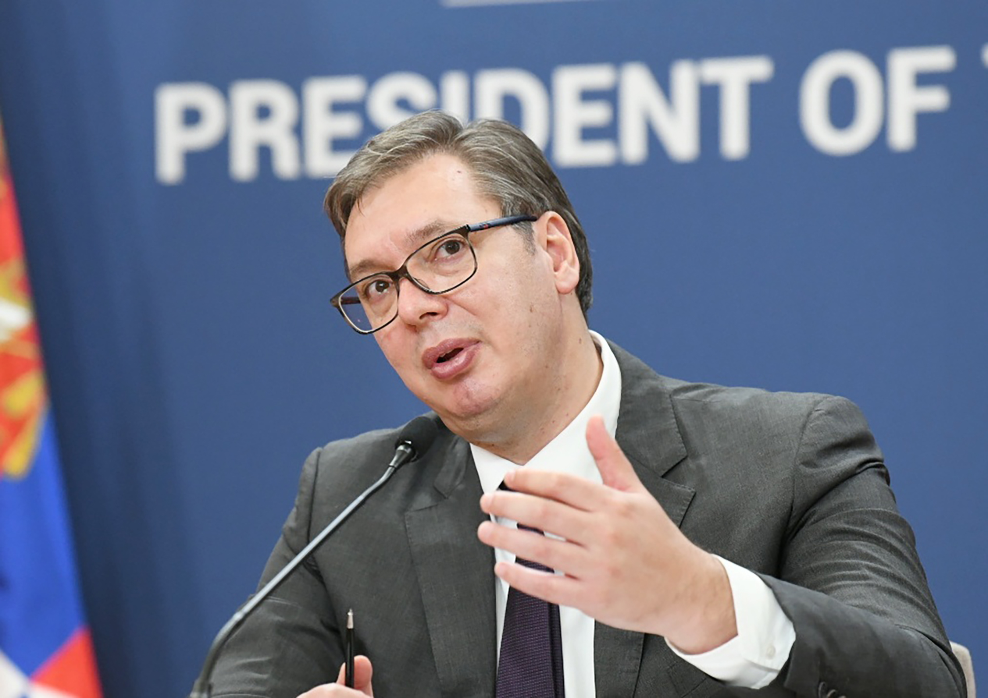 BEOGRAD 02. novembar 2020. Aleksandar Vučić,  Palata federacije, konferencija za novinare nakon specijalne sednice Vlade Srbije u Palati Srbija Foto:Vesna Lalić/Nova.rs