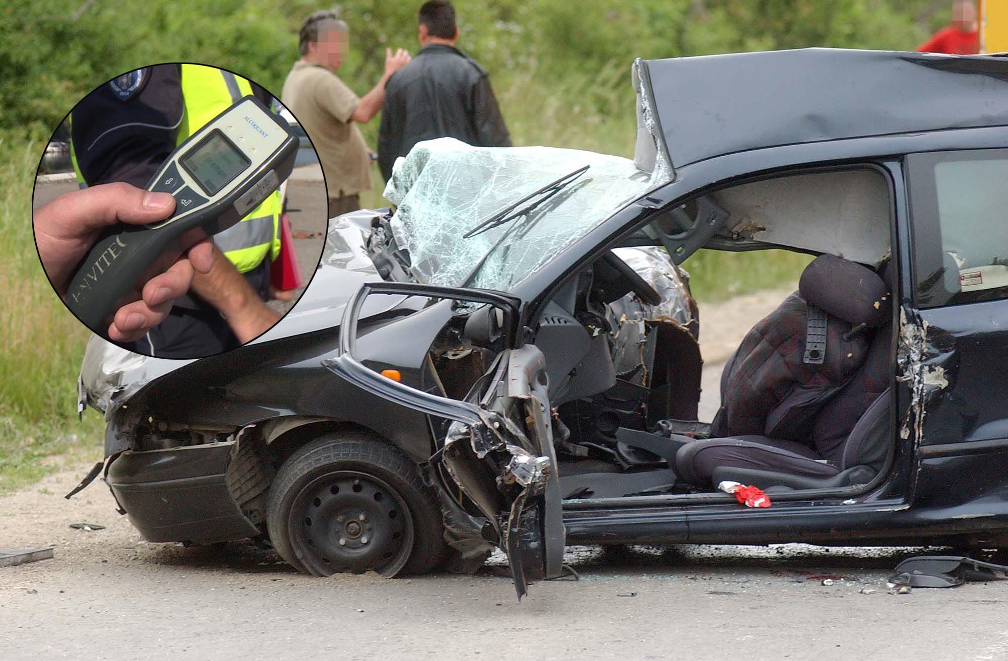 saobracajna nesreca alko test bahata voznja kombo ilustracija