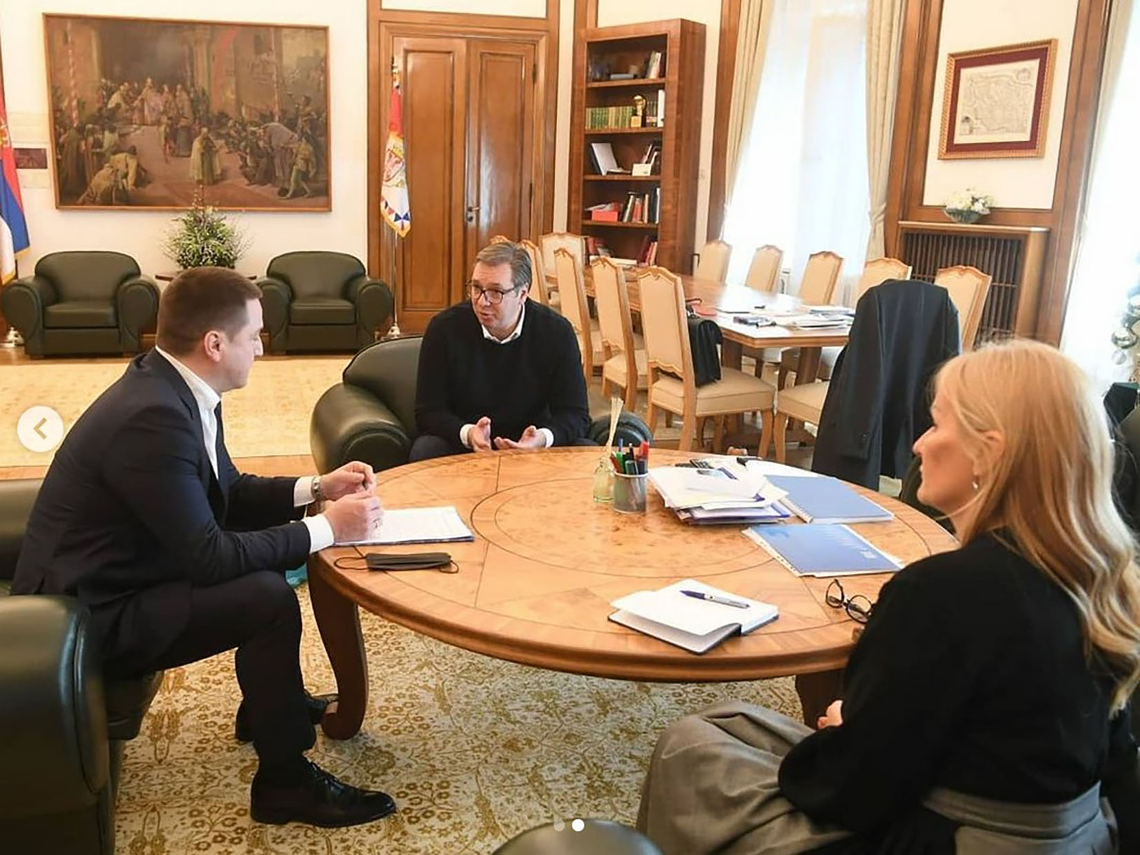 Branko Ružić, Aleksandar Vučić Foto: Instagram/buducnostsrbijeav