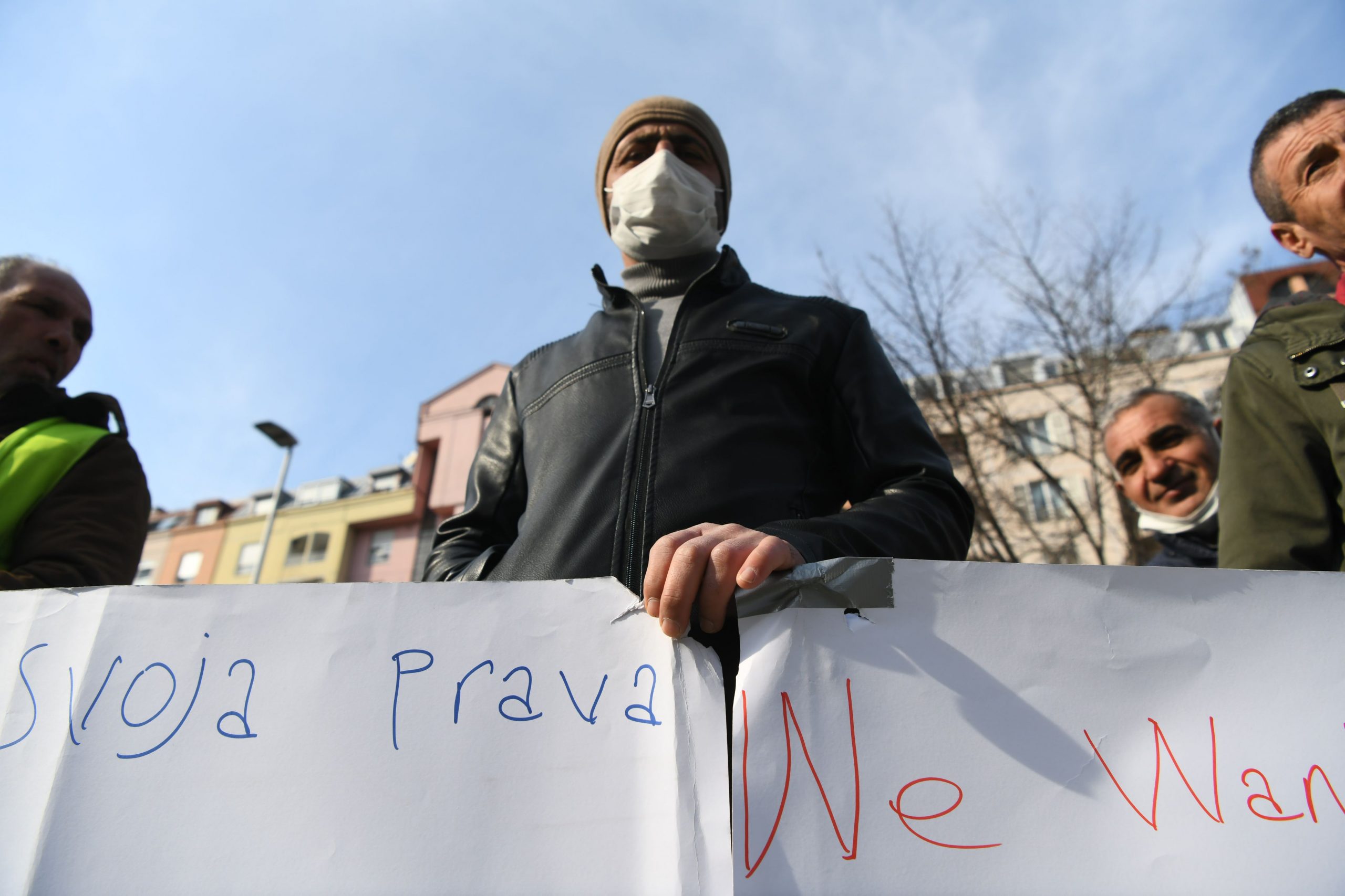 Beograd 11.03.2021. Protest turskih radnika zbog neisplacenih plata, Foto: Filip Krainčanić/Nova.rs