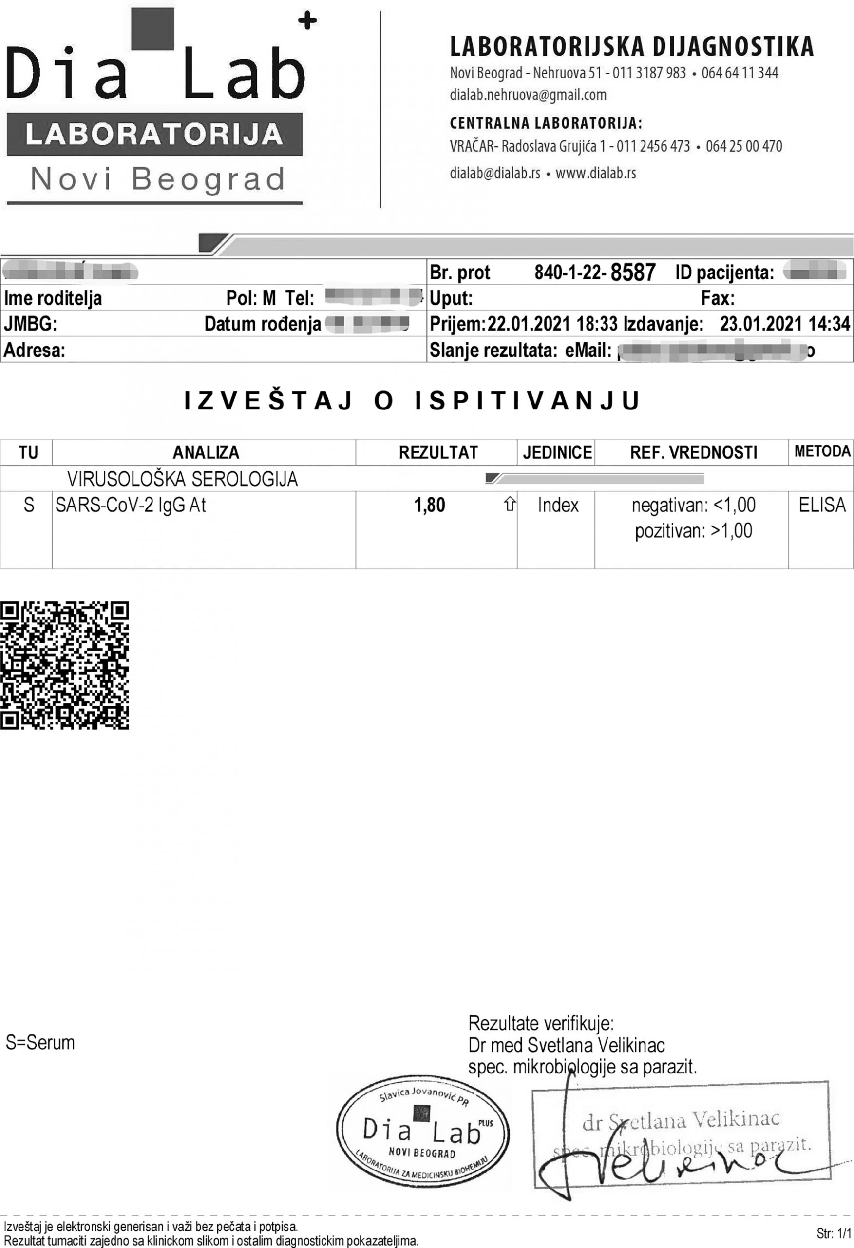 analiza rezultati testiranje vakcina kovid