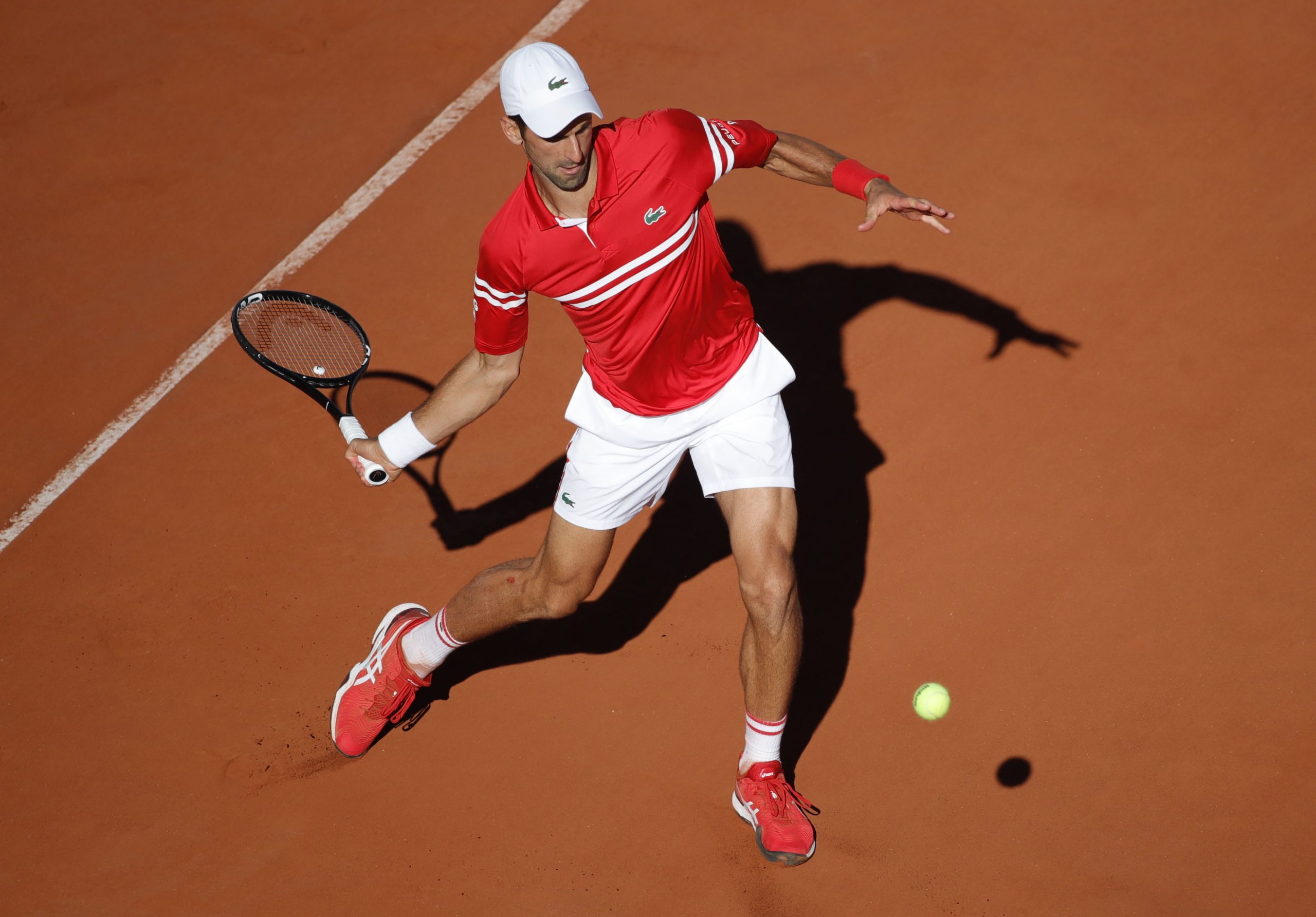 Tennis - French Open - Roland Garros, Paris, France - June 13, 2021 Serbia's Novak Djokovic in action during the final against Greece's Stefanos Tsitsipas REUTERS/Sarah Meyssonnier