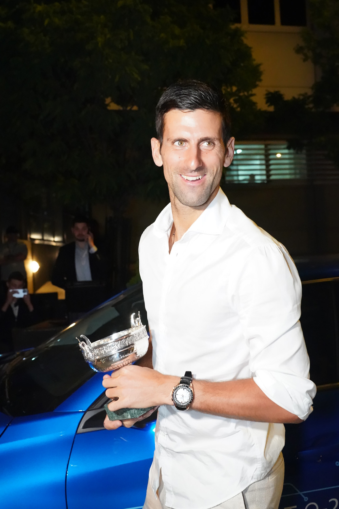 Beograd, 14.06.2021. Novak Đoković, Novak Djoković, posle osvojenog turnira Foto: E-Stock/Časlav Vukojičić