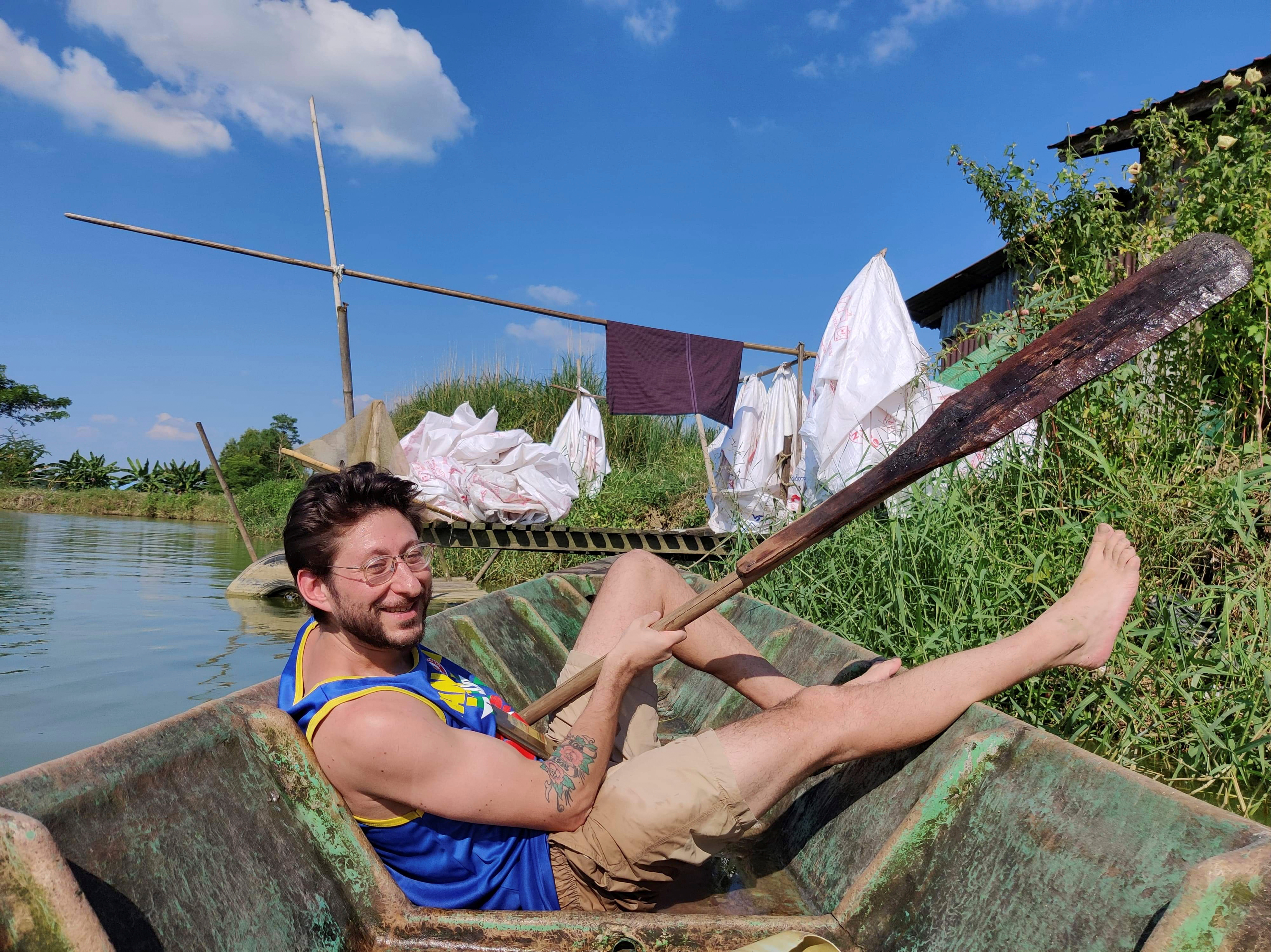 Managing editor for Frontier Myanmar Danny Fenster is pictured in this handout picture taken in Yangon, Myanmar November 2020. Handout via REUTERS   THIS IMAGE HAS BEEN SUPPLIED BY A THIRD PARTY.