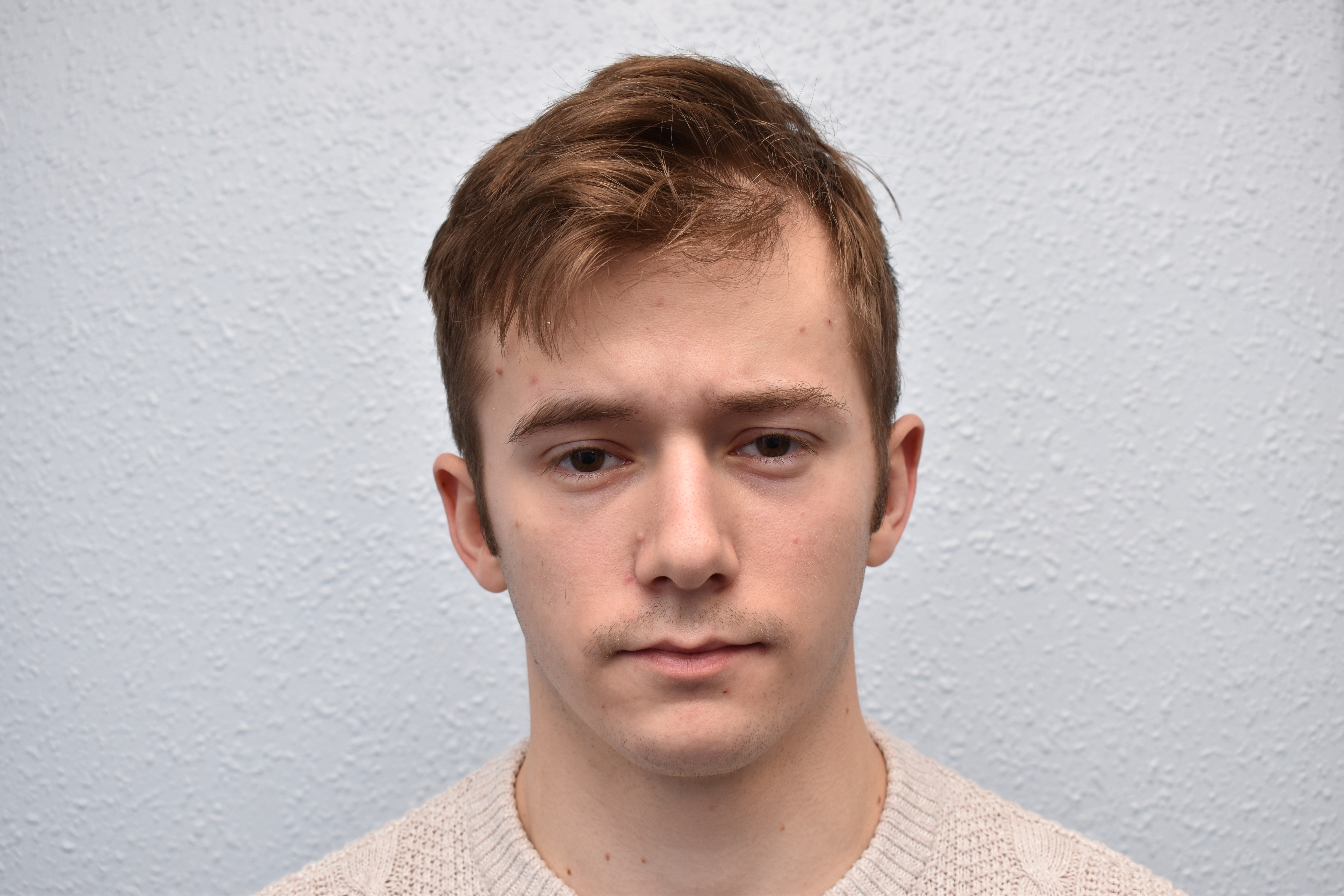 Police mugshot of Benjamin Hannam, 22, a probationary police constable with the London Metropolitan Police