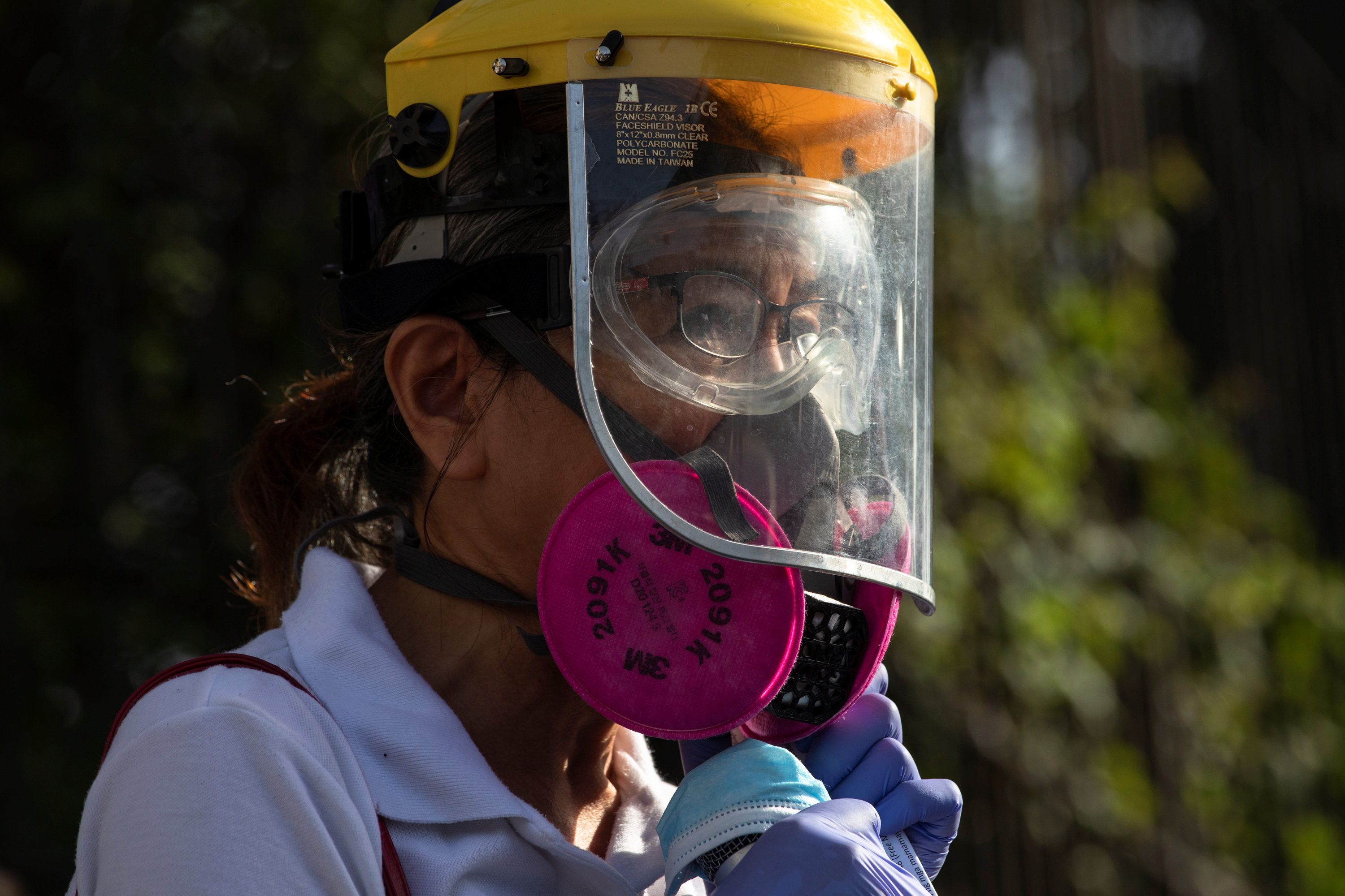 Protest calling for better government response amid the coronavirus outbreak in the Philippines
