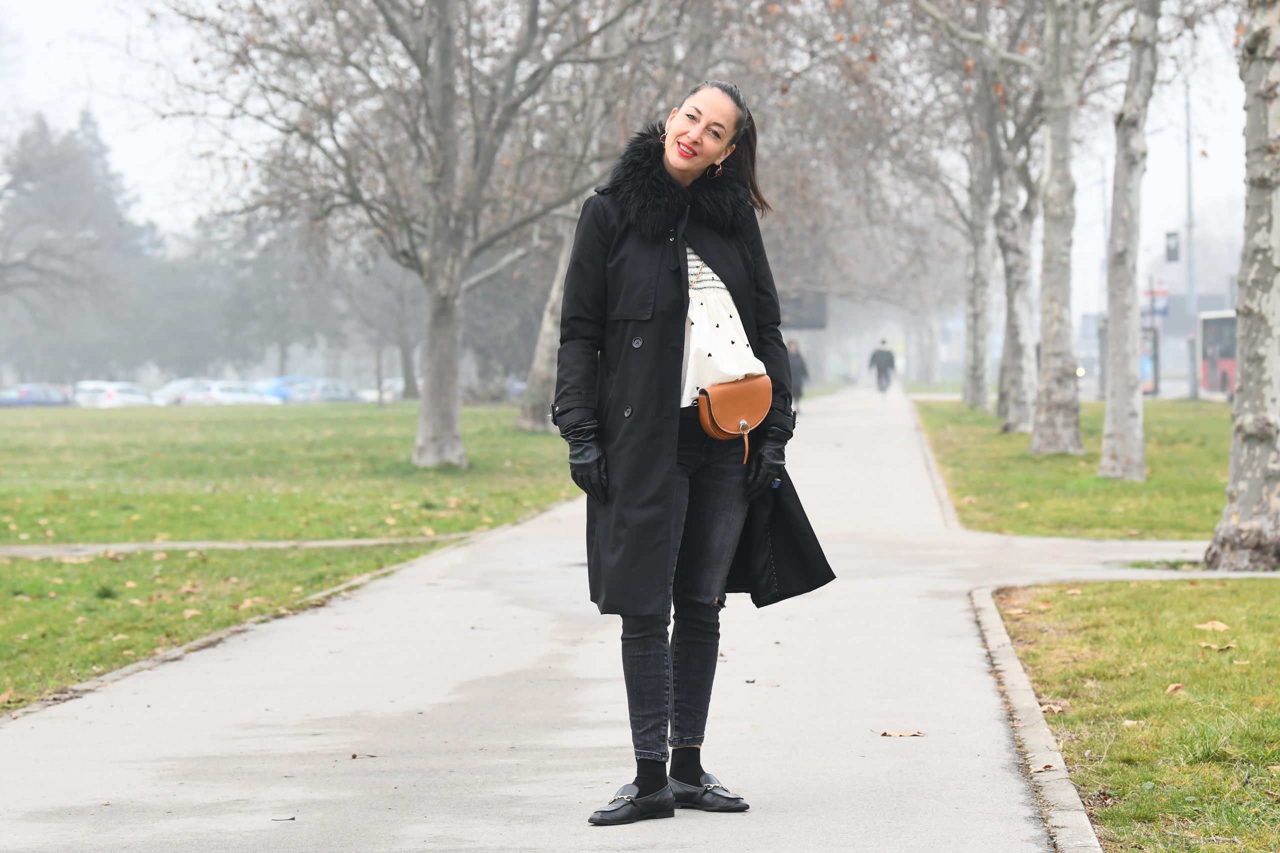 Bojana Marjanovic, Street style 02022021 foto Goran Srdanov Nova rs