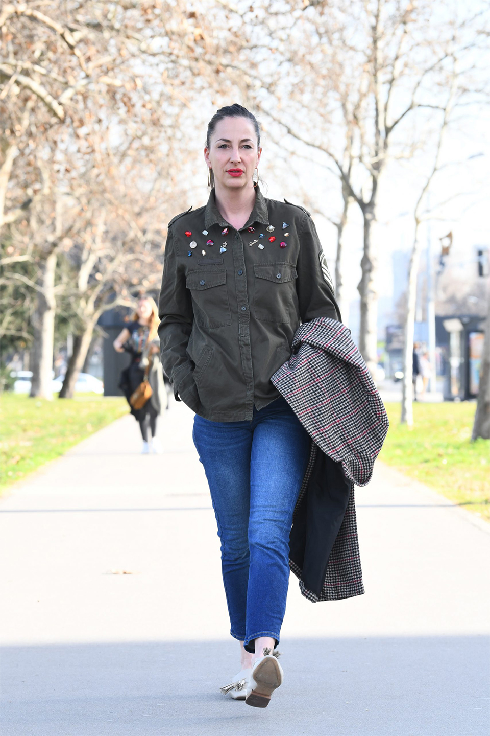 Bojana Marjanović, sekretar redakcije, Ulična moda, moda, Street style Foto: Goran Srdanov/Nova.rs
