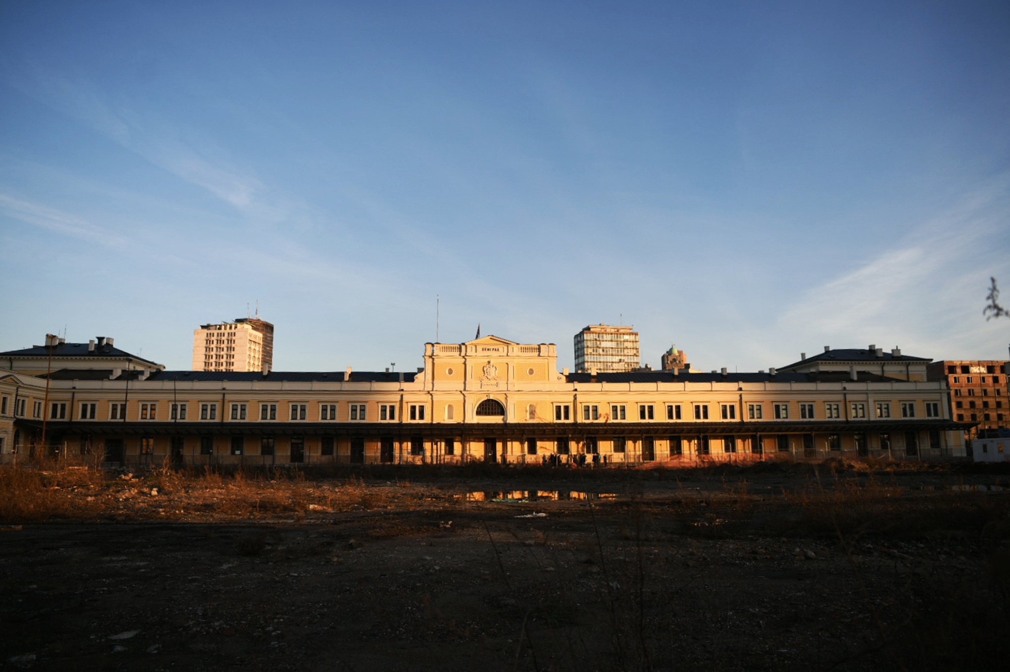 BEOGRAD 30. januar 2021. Zgrada bivse glavne Zeleznicke stanice, železnicka stanica, Beograd foto:Vesna Lalic/Nova.rs