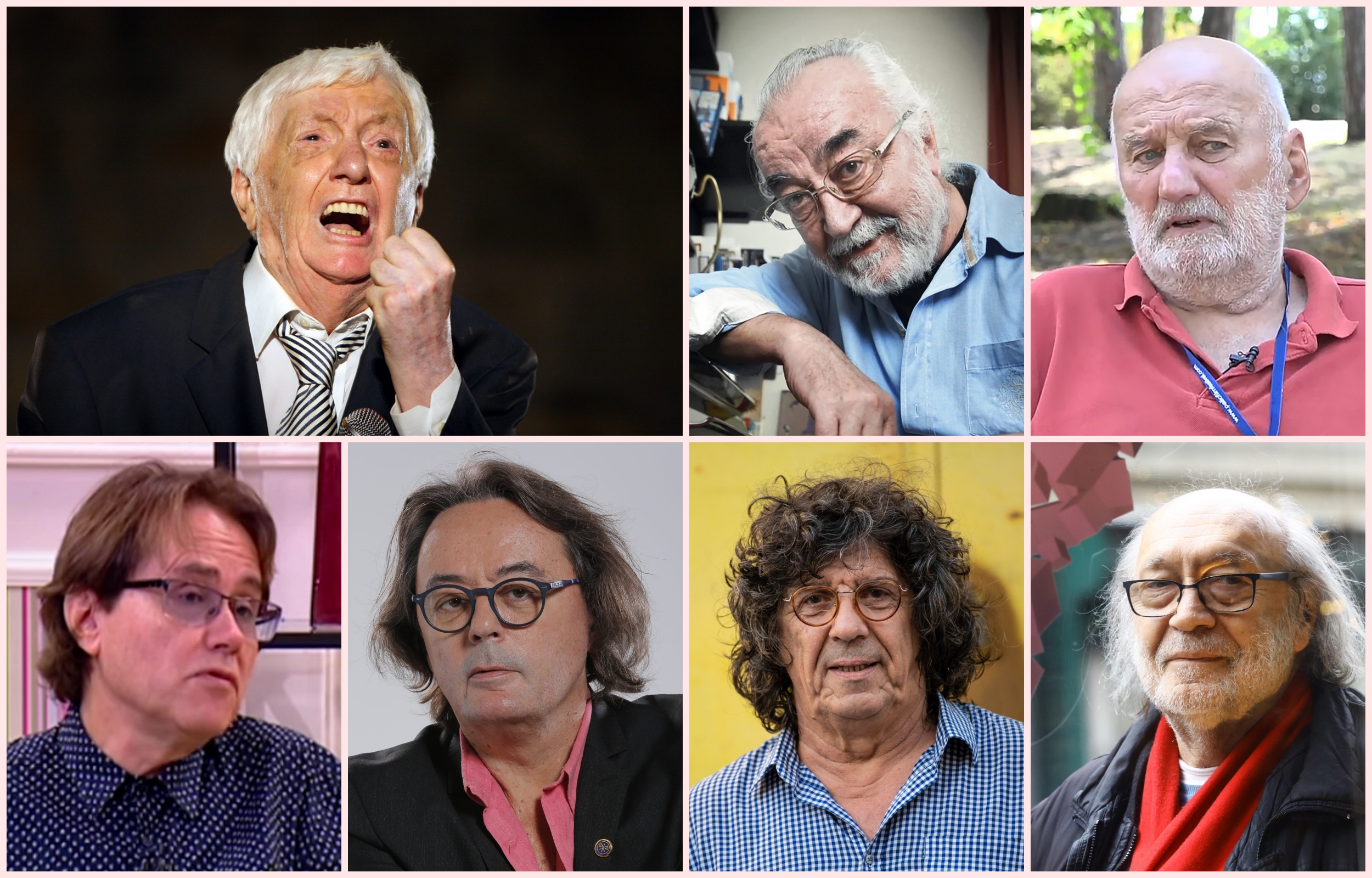 collage Đorđa Marjanovića, Zafira Hadžimanova, Dragoljuba Đuričića, Sanje Ilića, Zorana Simjanovića, Miše Aleksića, Vojkana Borisavljevića