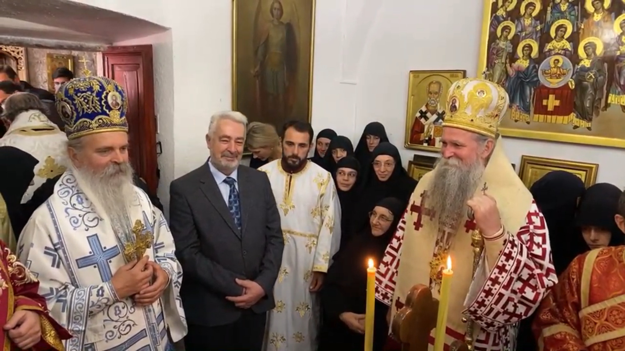 Света Архијерејска Литургија на Лучиндан (Цетиње, 31.10.2020.љ.Г.) - YouTube - 132 44