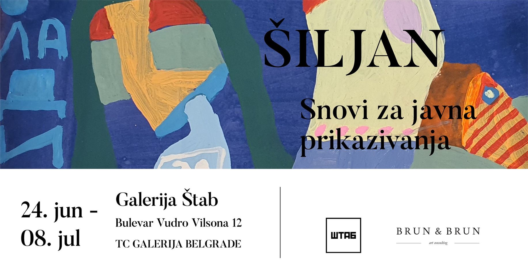 Otvaranje izložbe "SNOVI ZA JAVNA PRIKAZIVANJA" J. Šiljan