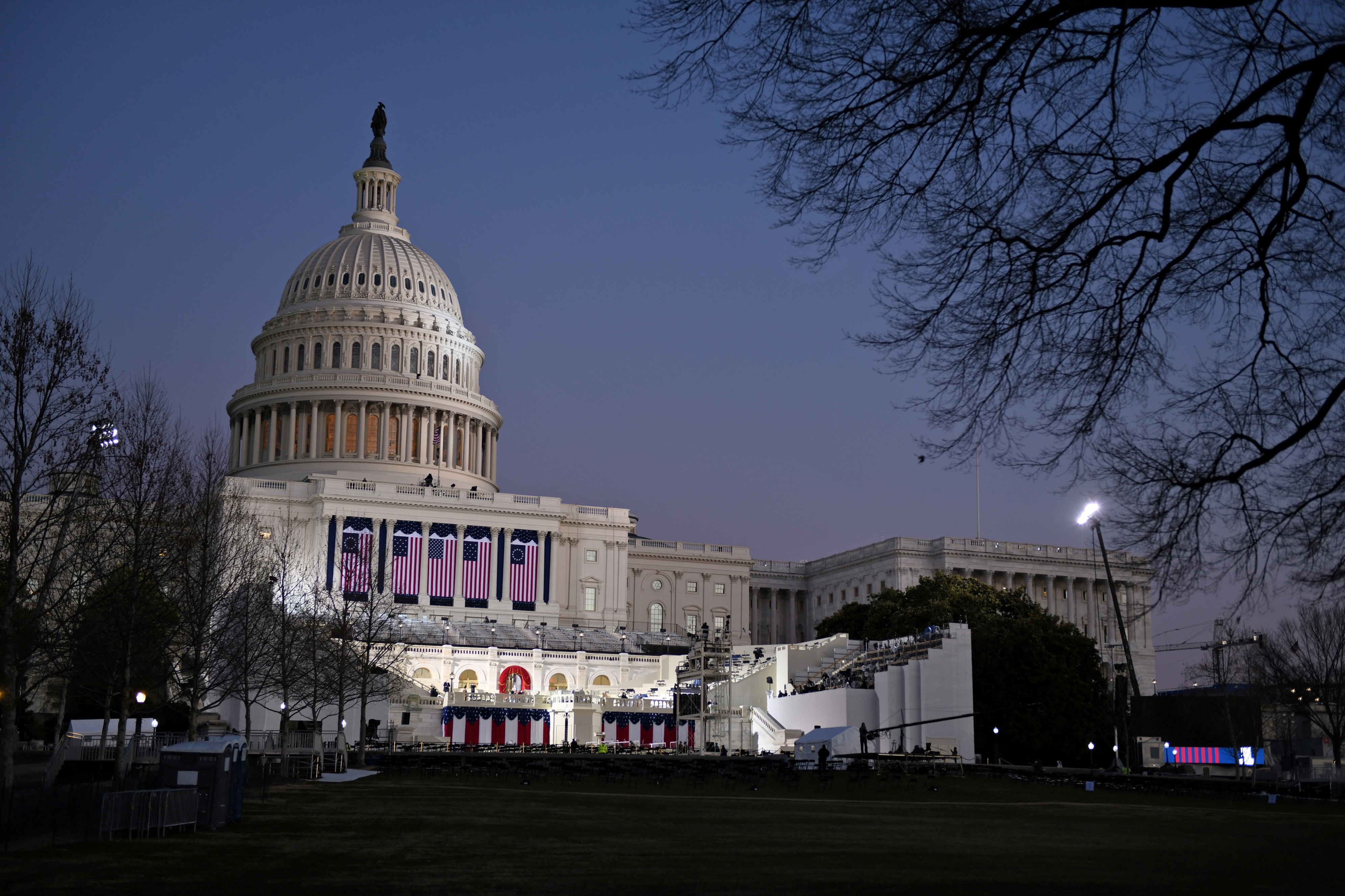 The U.S. Capitol is pictured ahead of U.S. President-elect Joe Biden's inauguration, in Washington, U.S., January 19, 2021. REUTERS/Brandon Bell   REFILE - CORRECTING BYLINE