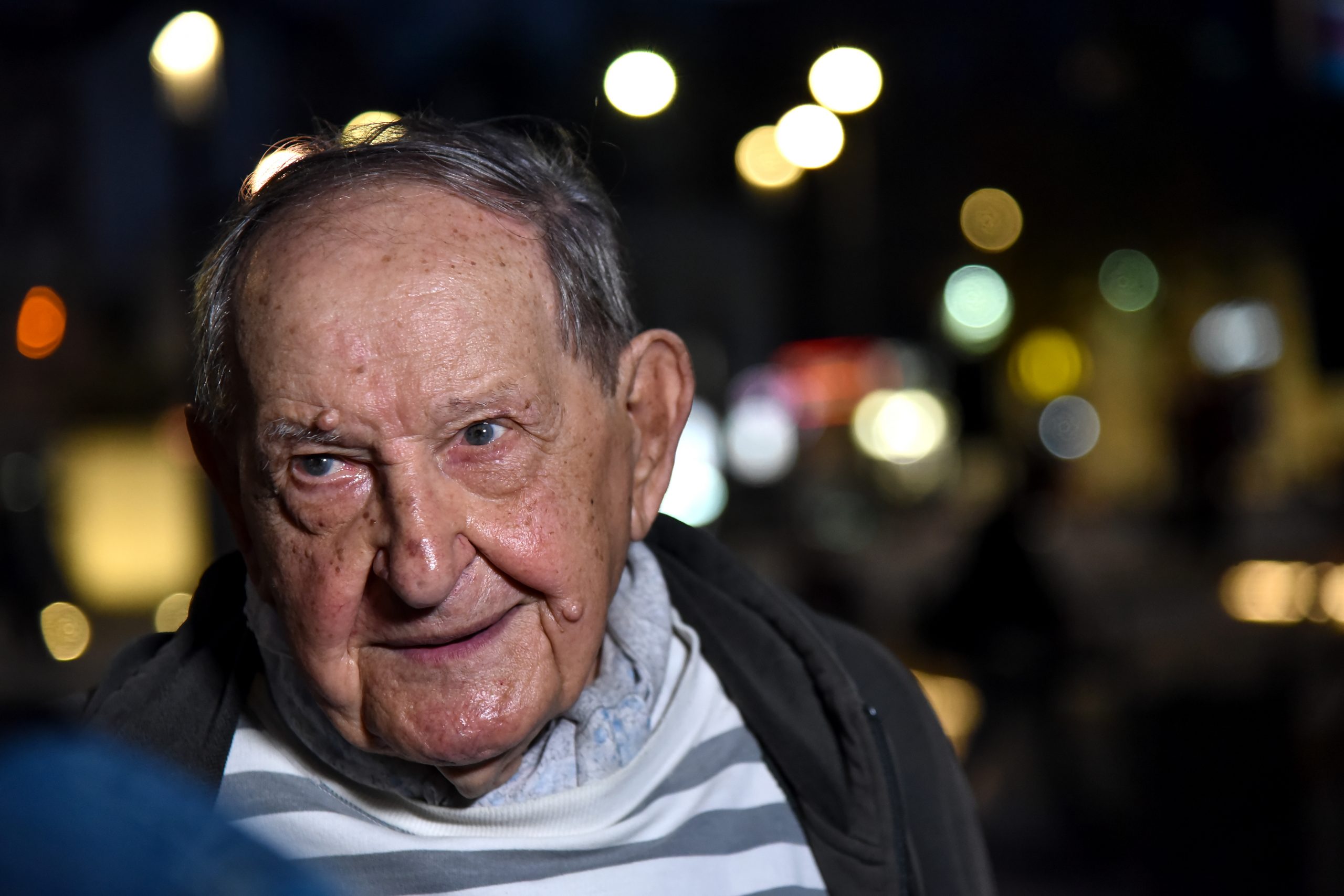 Beograd 14.10.2019. Vlastimir Velisavljevic Vlasta Velisavljevic, glumac. Otvaranje, otvoren Trg glumackih legendi, velikani naseg glumista, zvezde, Trg Slavija RAS Foto Nemanja Jovanovic