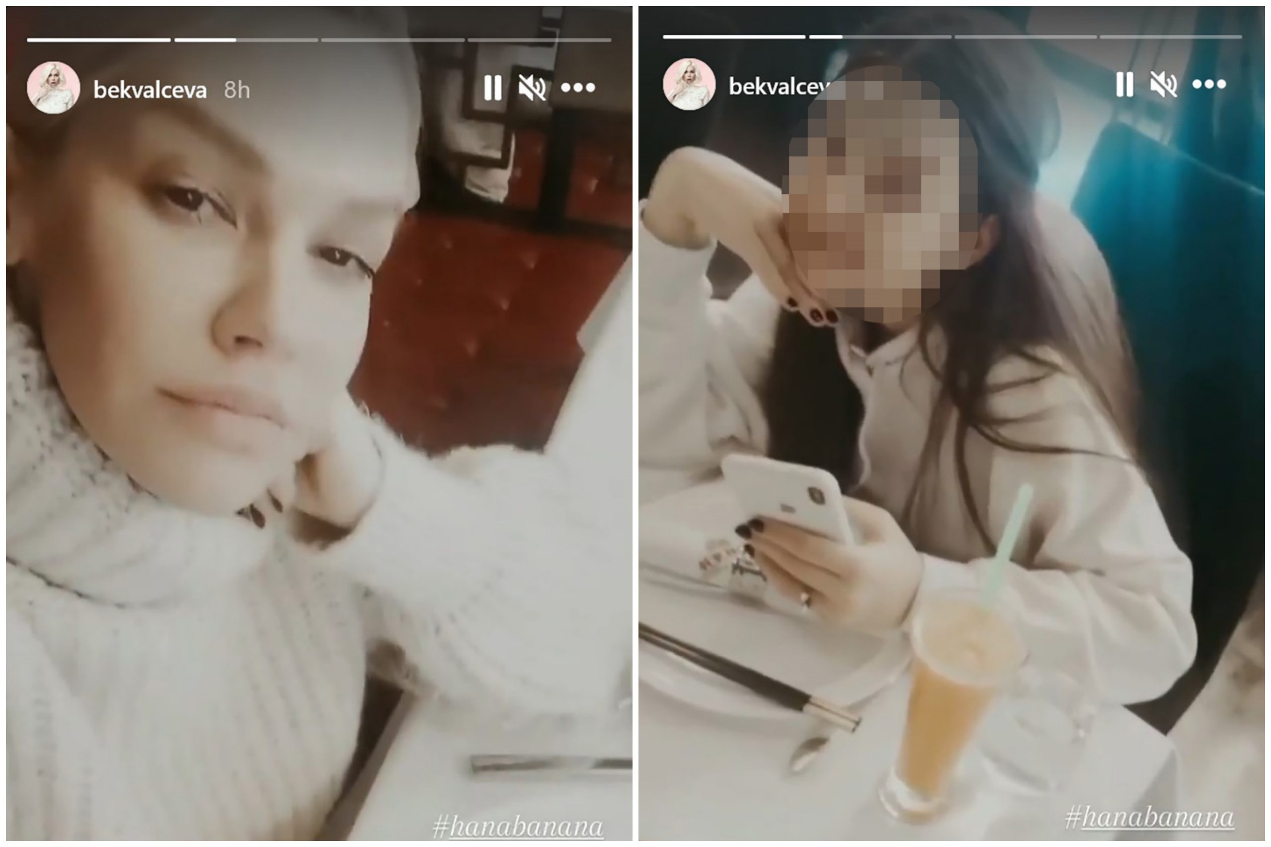 Nataša Bekvalac, Hana Ikodinović, ćerka Foto: Instagram/bekvalceva