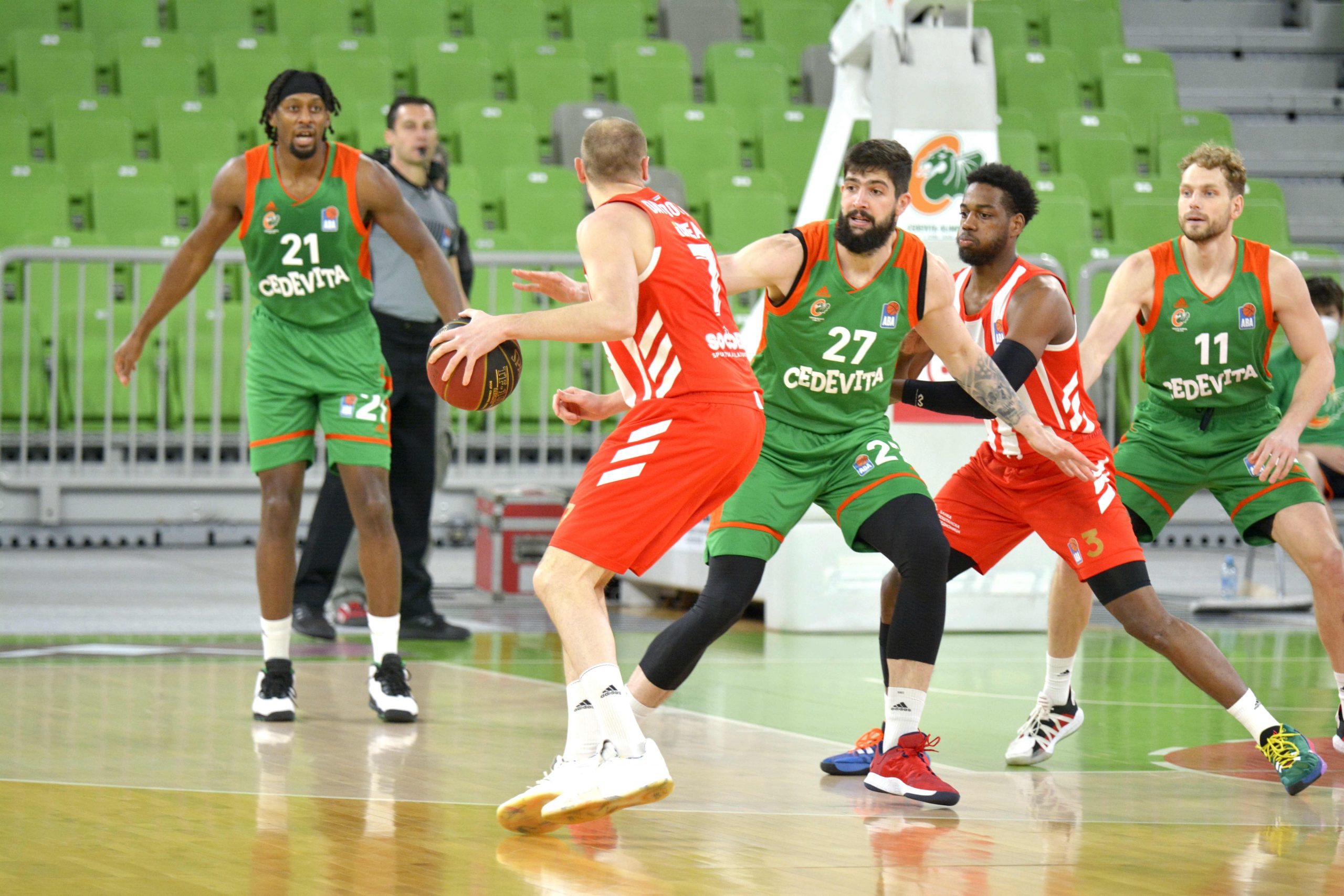 Cedevita Crvena Zvezda, košarka, utakmica Foto: ABA/Cedevita Olimpija/Tine Ruzic