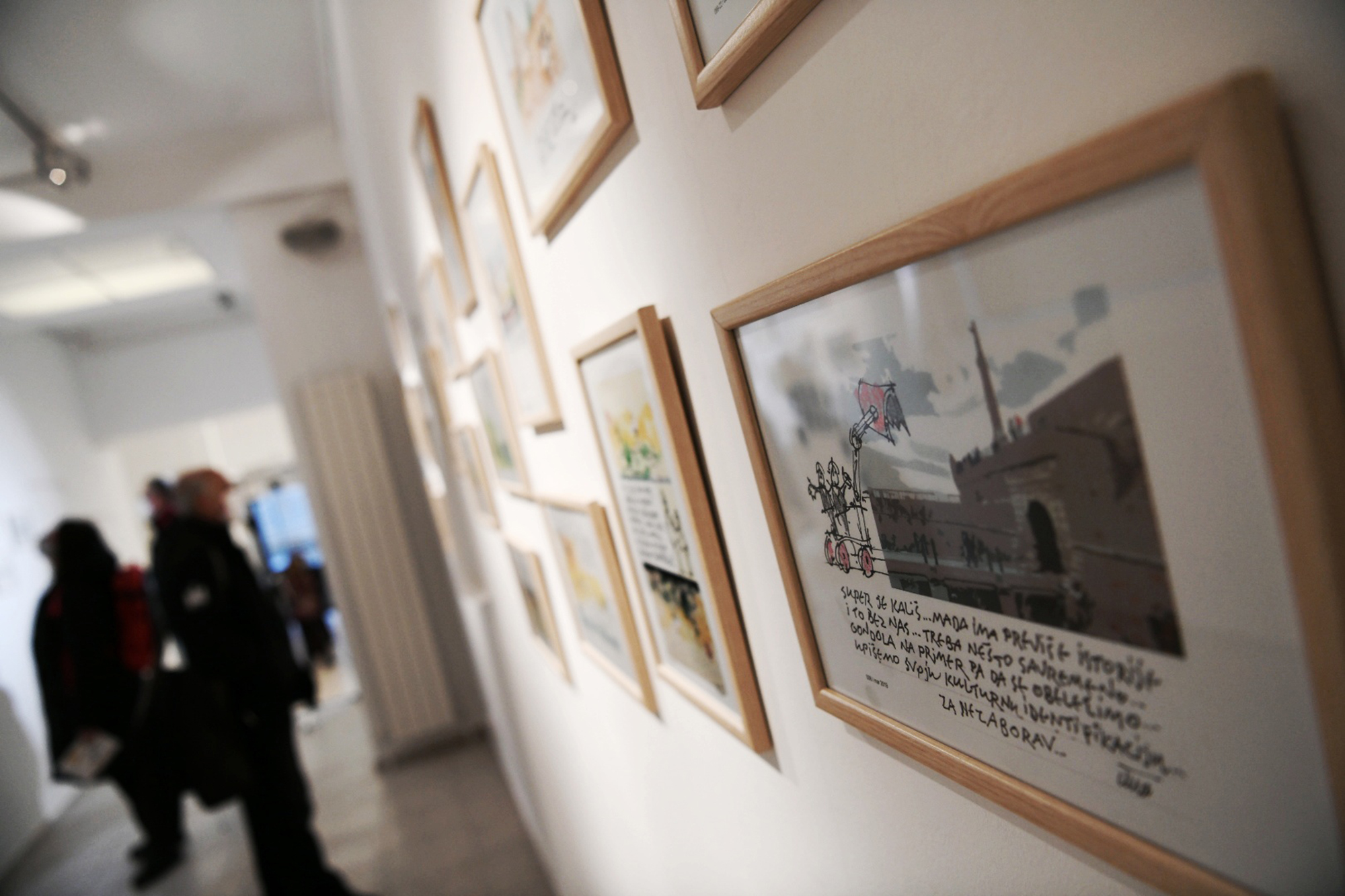 BEOGRAD 20.04.2021 Đorđe Bobić, izlozba, galerija Haos foto:Vesna Lalić/Nova.rs