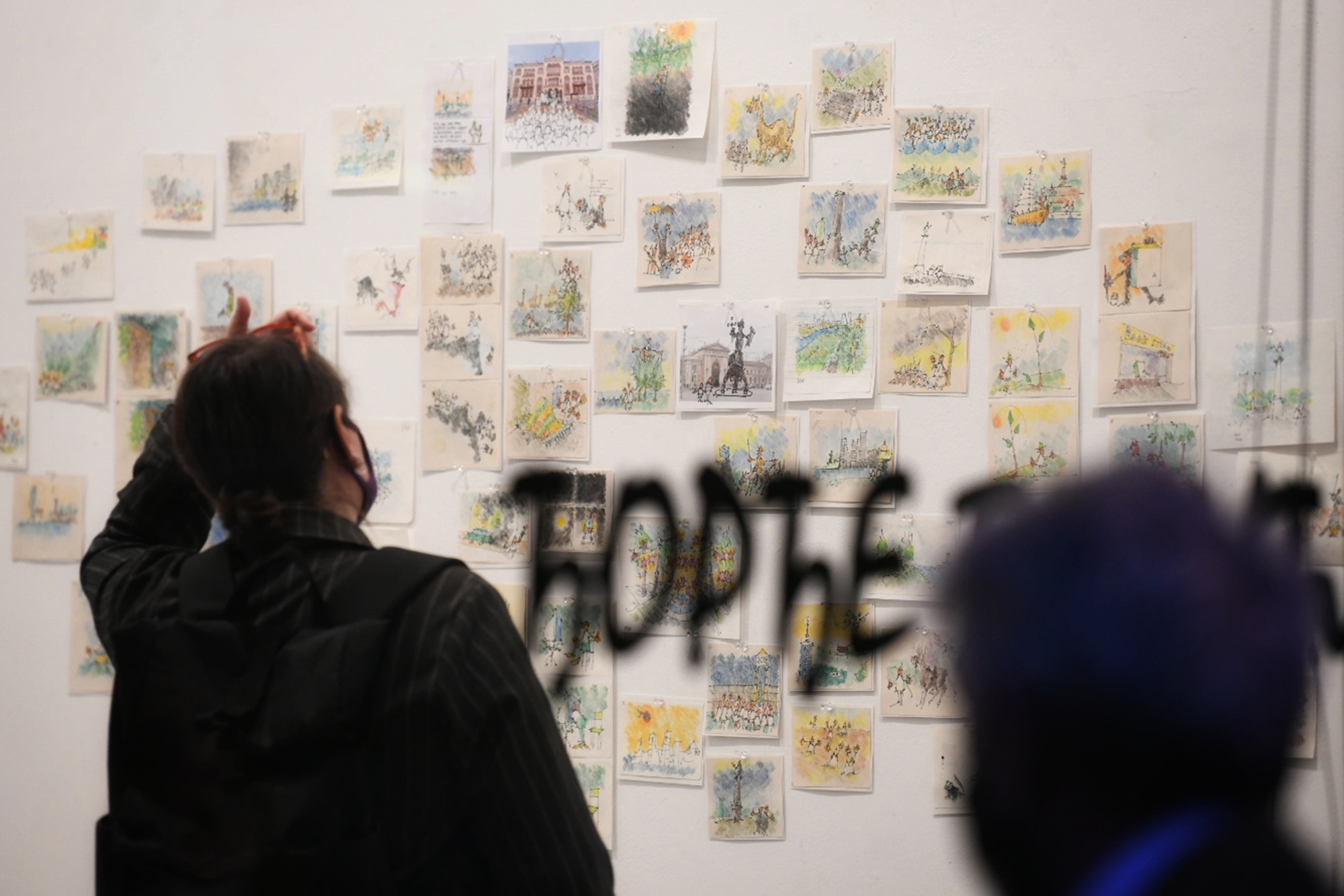 BEOGRAD 20.04.2021 Đorđe Bobić, izlozba, galerija Haos foto:Vesna Lalić/Nova.rs