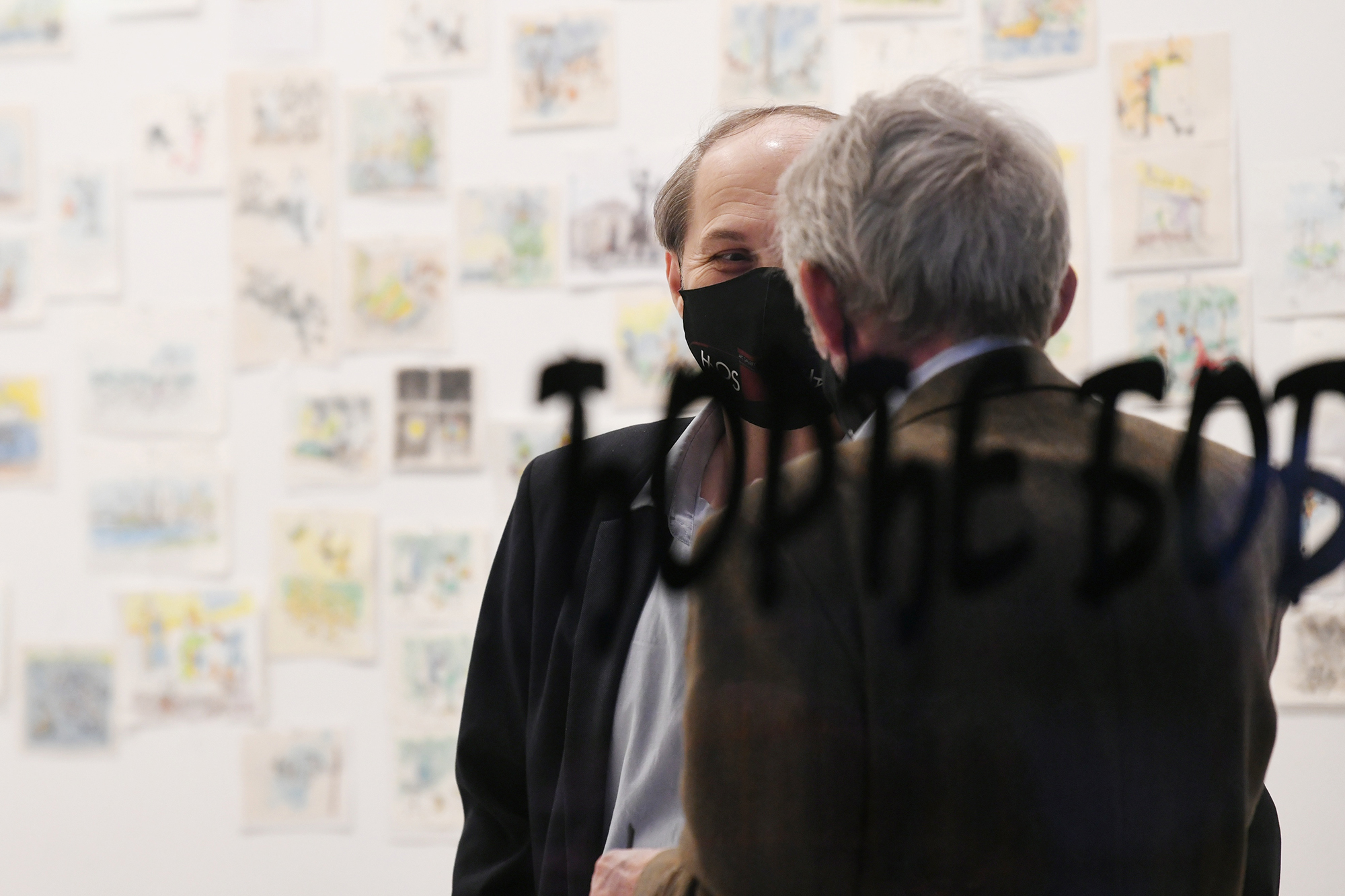 BEOGRAD 20.04.2021 Đorđe Bobić, Gojko Bozović, izlozba, galerija Haos foto:Vesna Lalić/Nova.rs