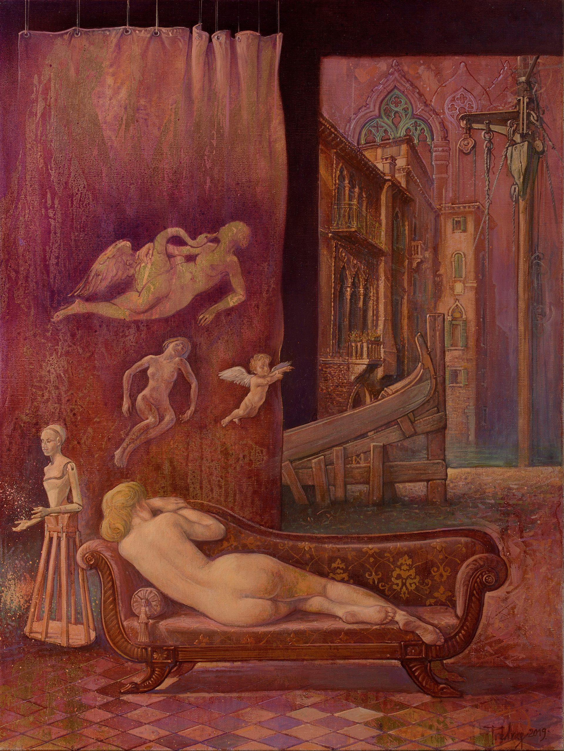 Predrag Peđa Milošević, Predrag Pedja Milošević, slikar, izložba slika Foto: Dragan Obrić/Promo