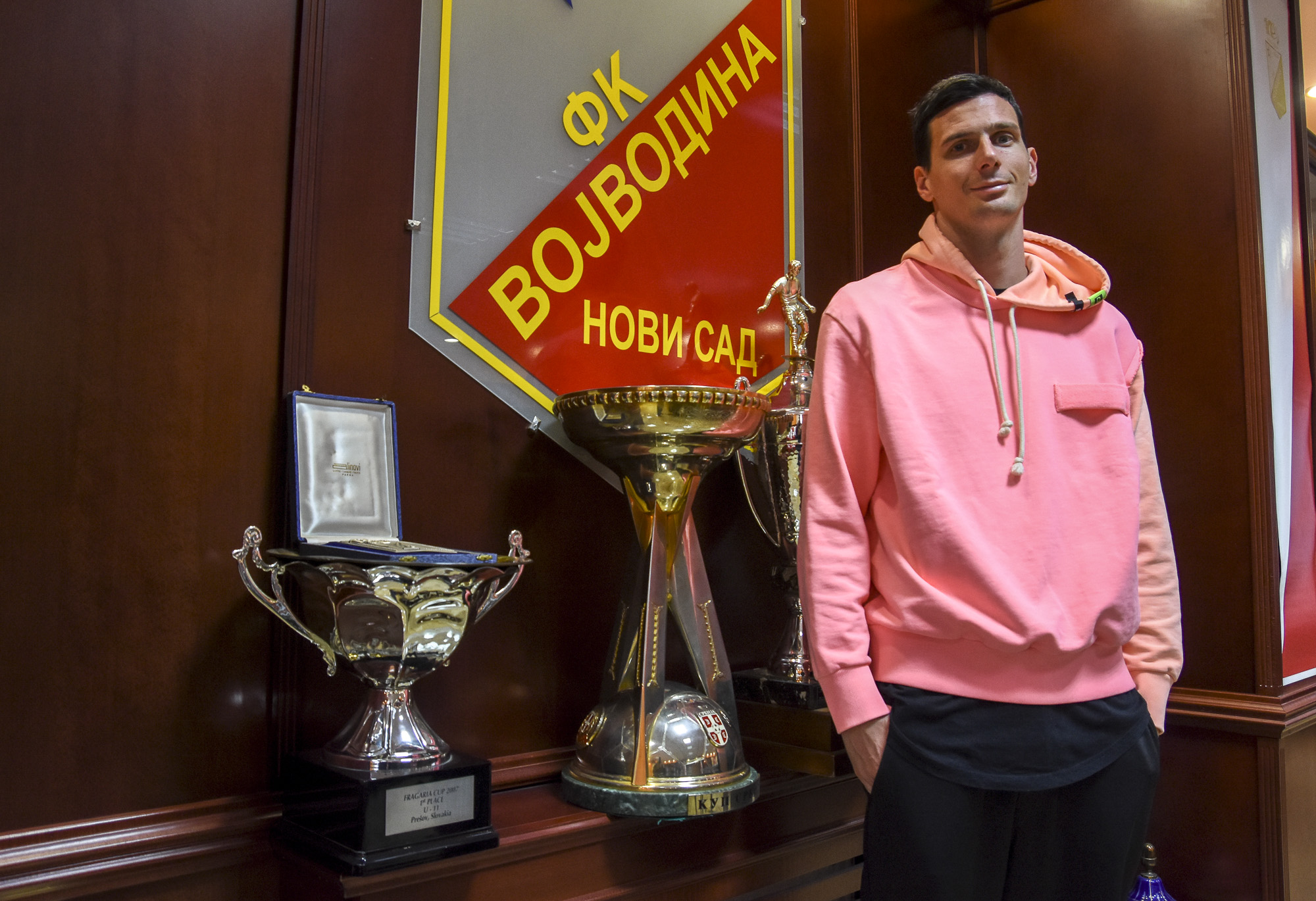 Novi Sad 19. mart 2021. Slavko Bralic igrac FK Vojvodina fudbaler Foto:Nenad Lazić/Nova.rs